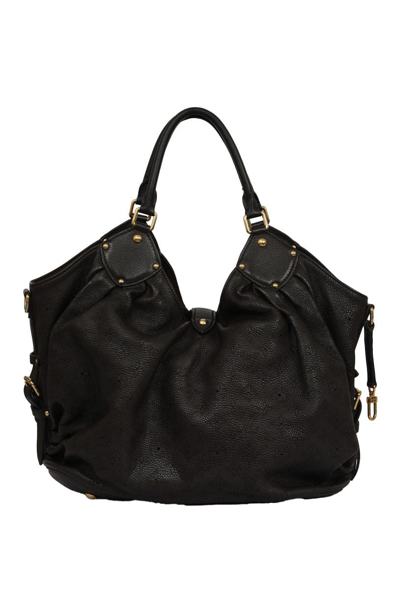 Louis Vuitton Black Leather Mahina Shoulder Bag