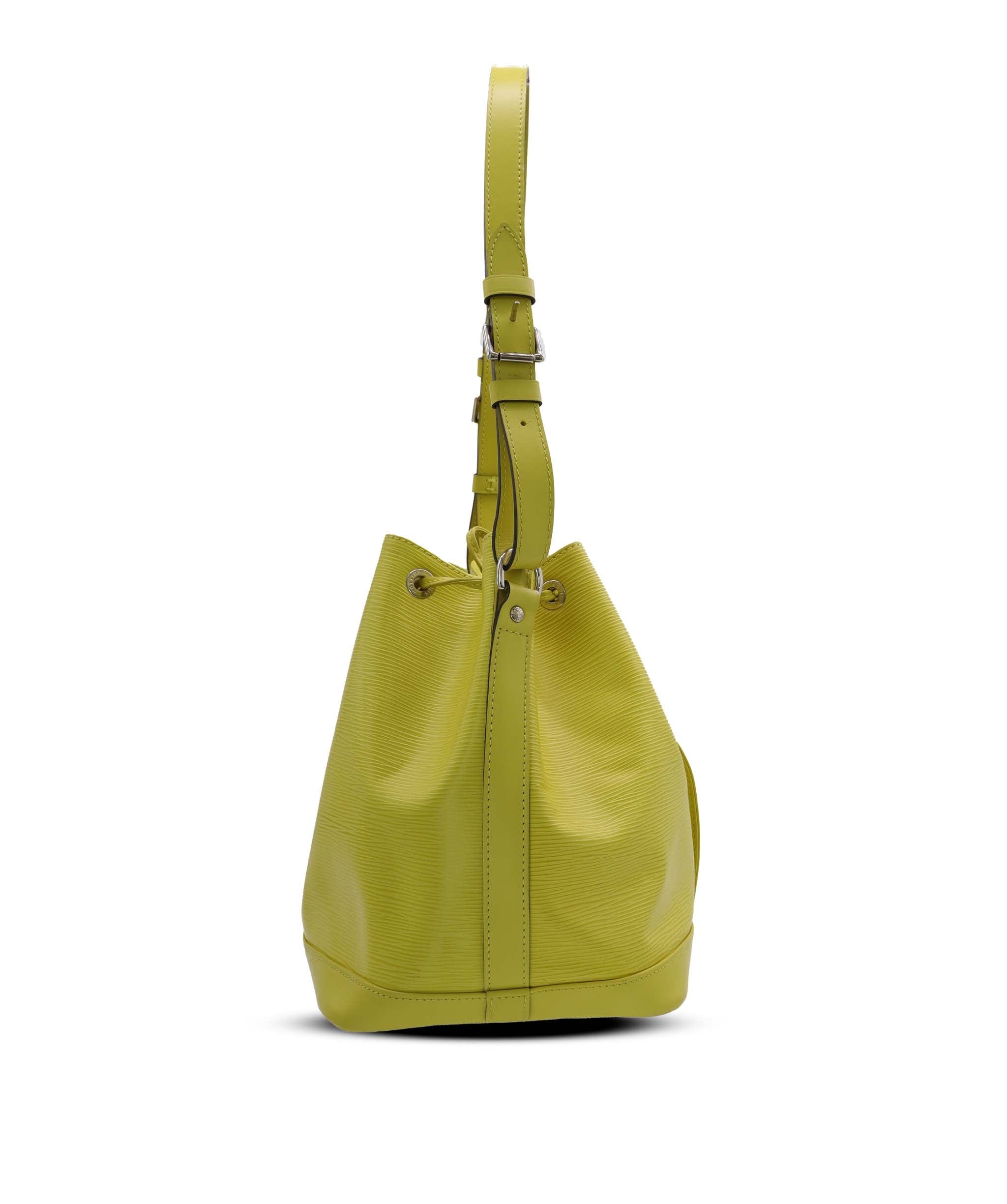 Louis Vuitton Epi Petit Noe Shoulder Bag Pistachian M40969 LV Auth MY159