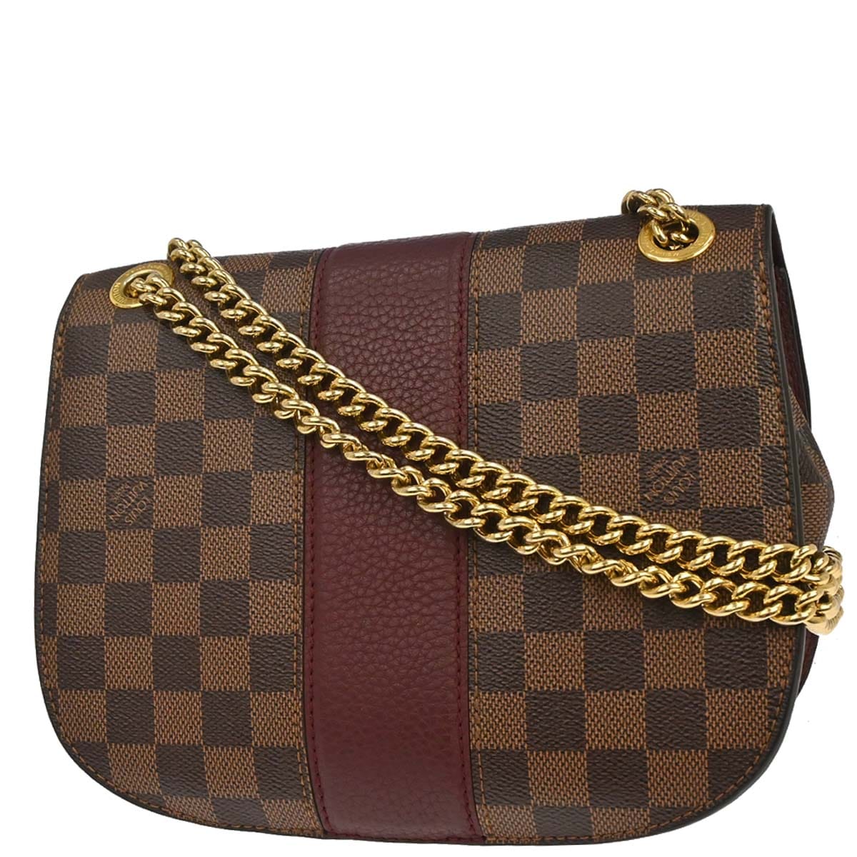 Louis Vuitton 2017 Damier Wight Chain Shoulder Bag N64420