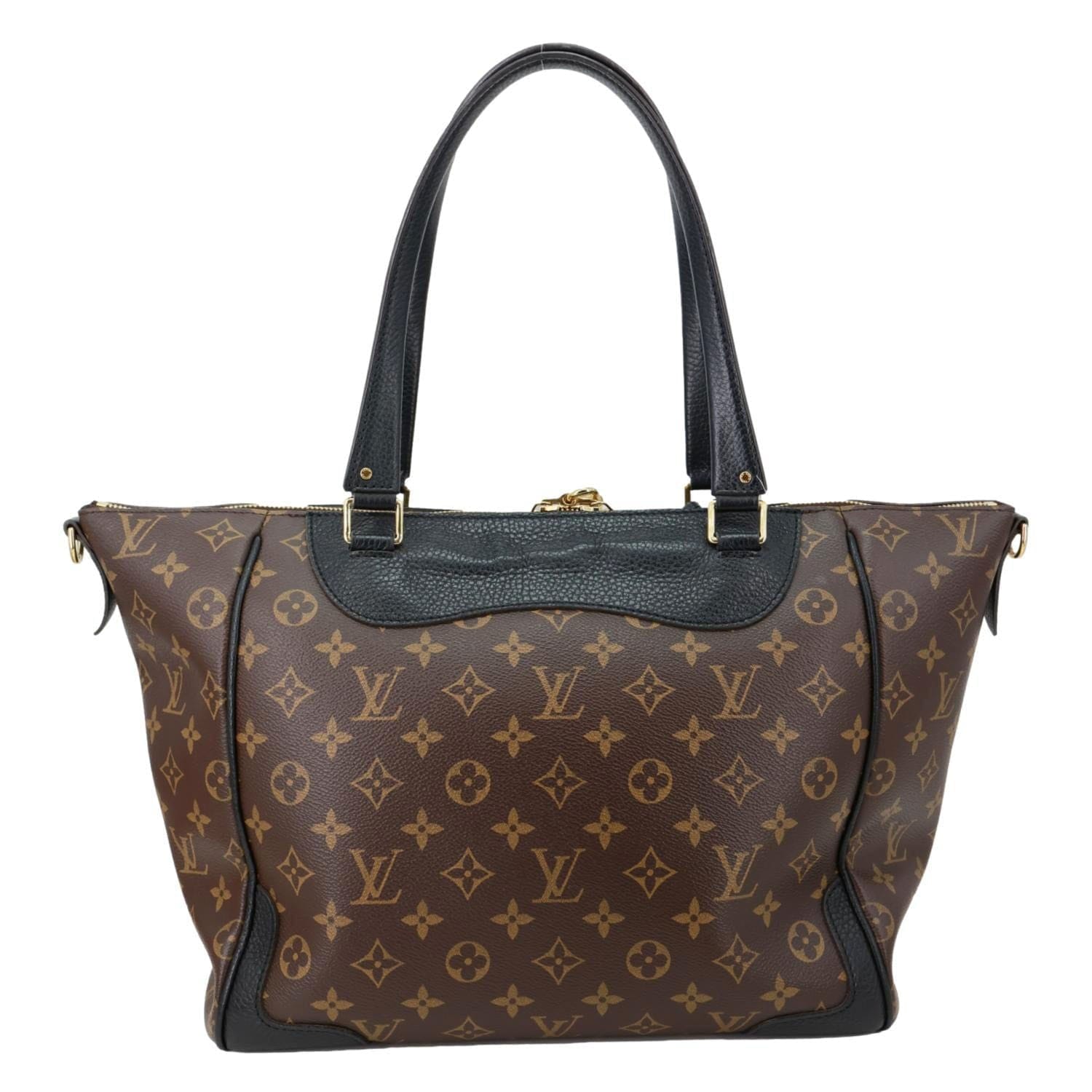 LOUIS VUITTON Estrela MM NM Monogram Canvas Shoulder Bag Black