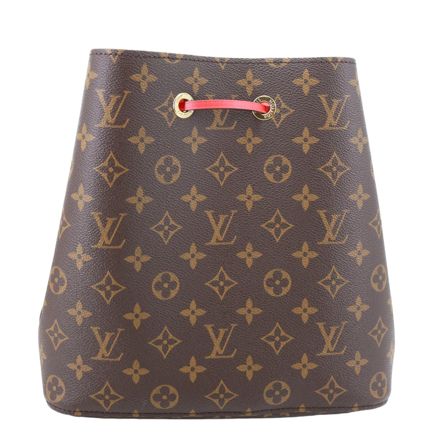 LOUIS VUITTON Neonoe MM Giant Monogram Canvas Bucket Shoulder Bag Brown