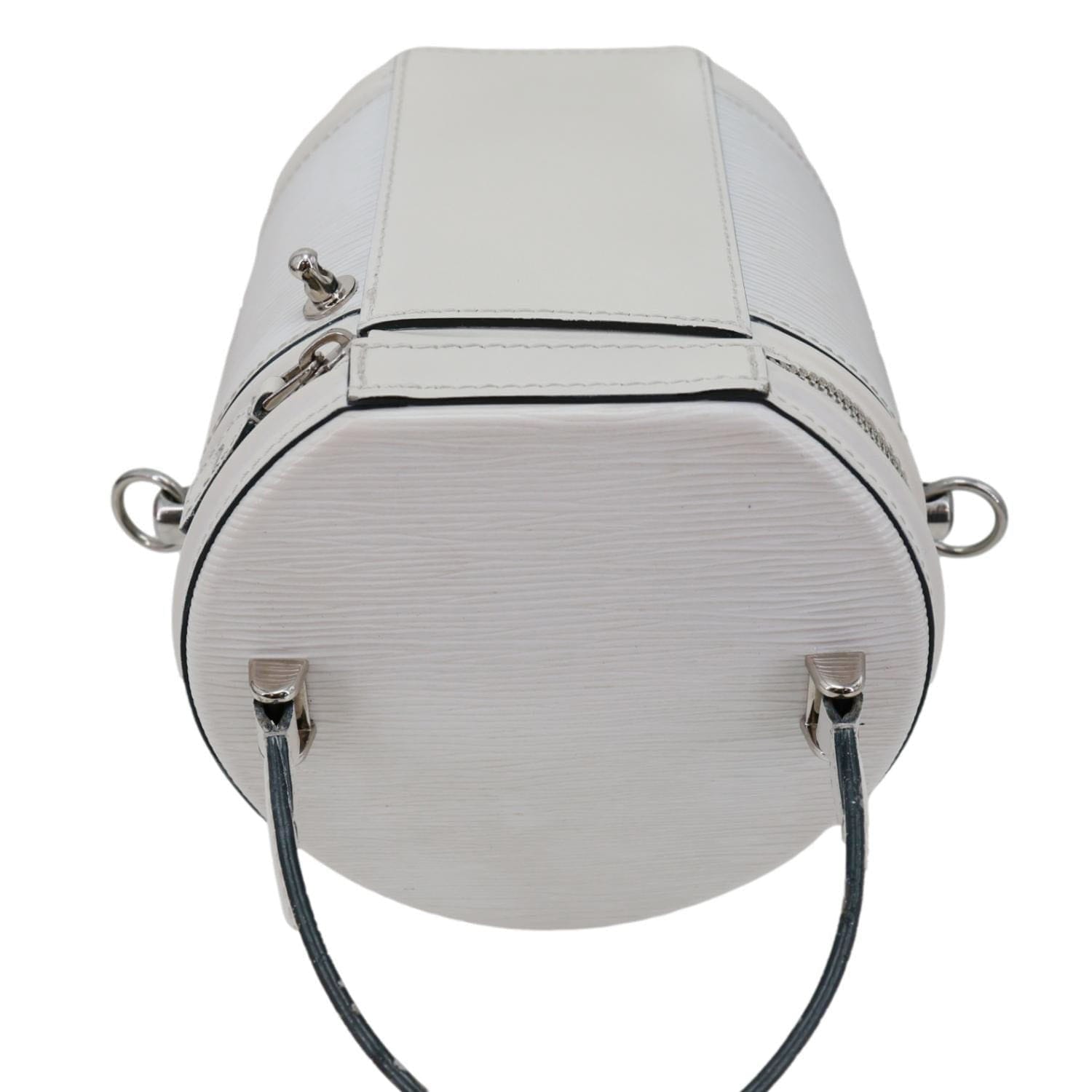 LOUIS VUITTON Cannes Epi Leather Vanity Bag White