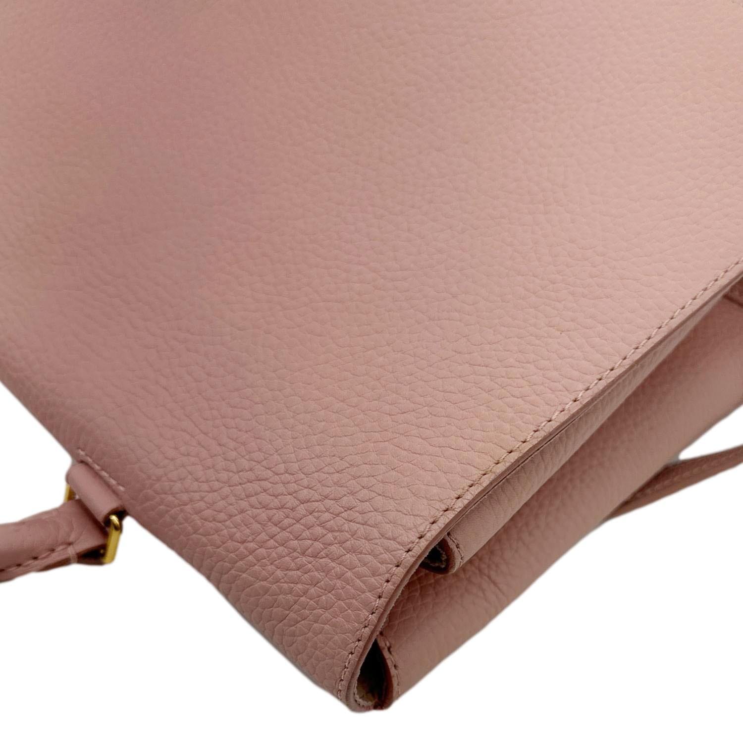 LOUIS VUITTON Volta Taurillon Leather Shoulder Bag Pink
