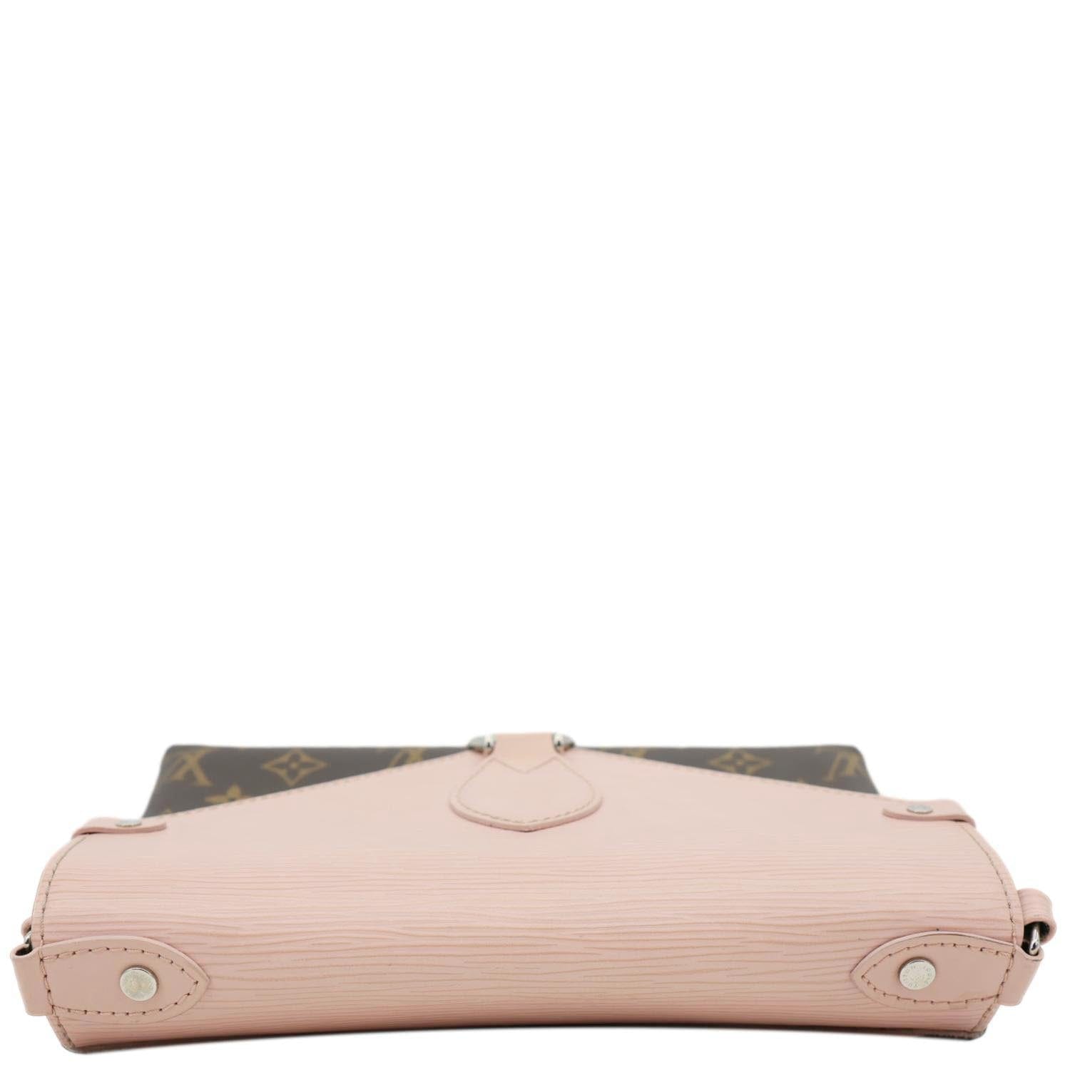 LOUIS VUITTON Saint Michel Monogram Epi Shoulder Bag Pink