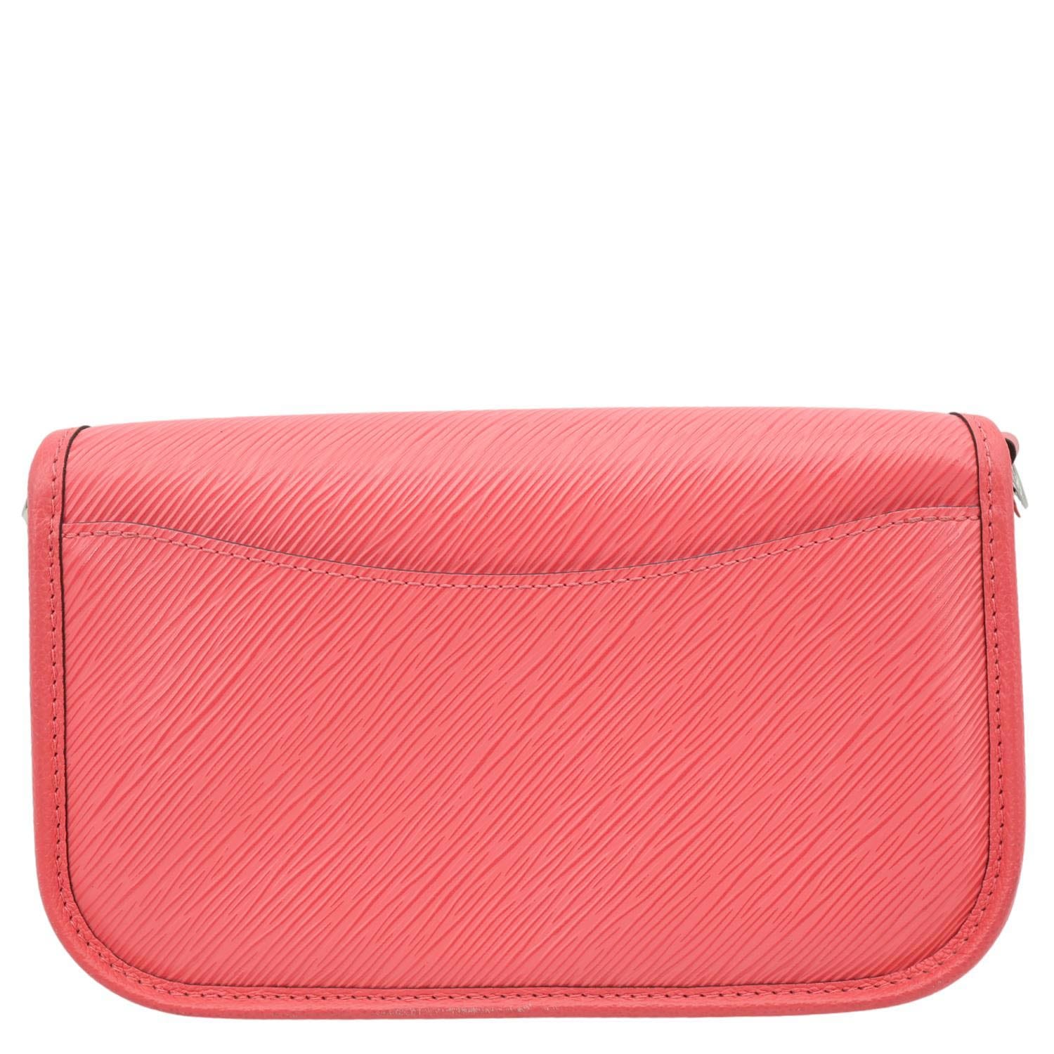 LOUIS VUITTON Buci Epi Leather Shoulder Bag Pink