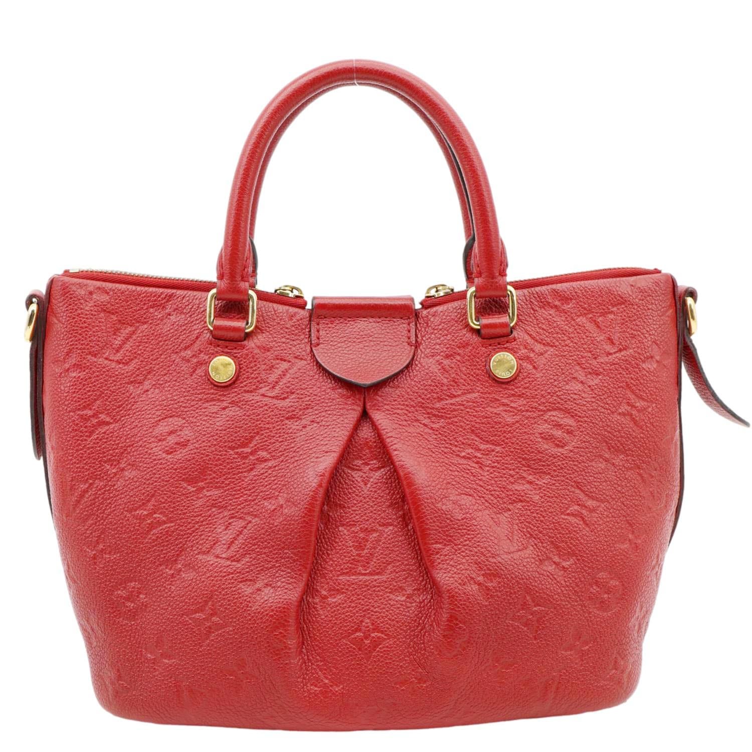 LOUIS VUITTON Mazarine Monogram Empreinte Shoulder Bag Red