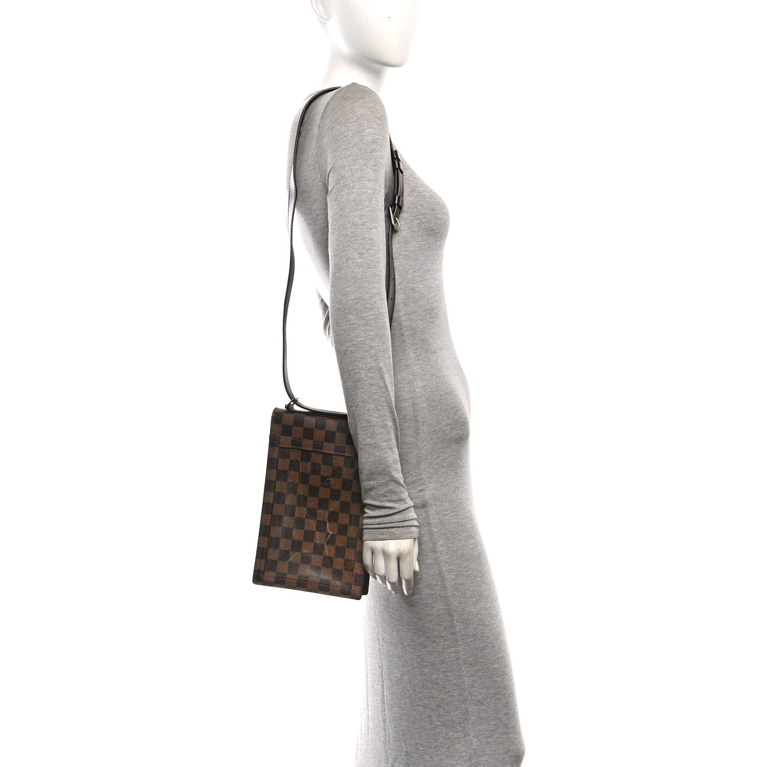 Louis Vuitton Damier Ebene Portobello Travel Shoulder Bag