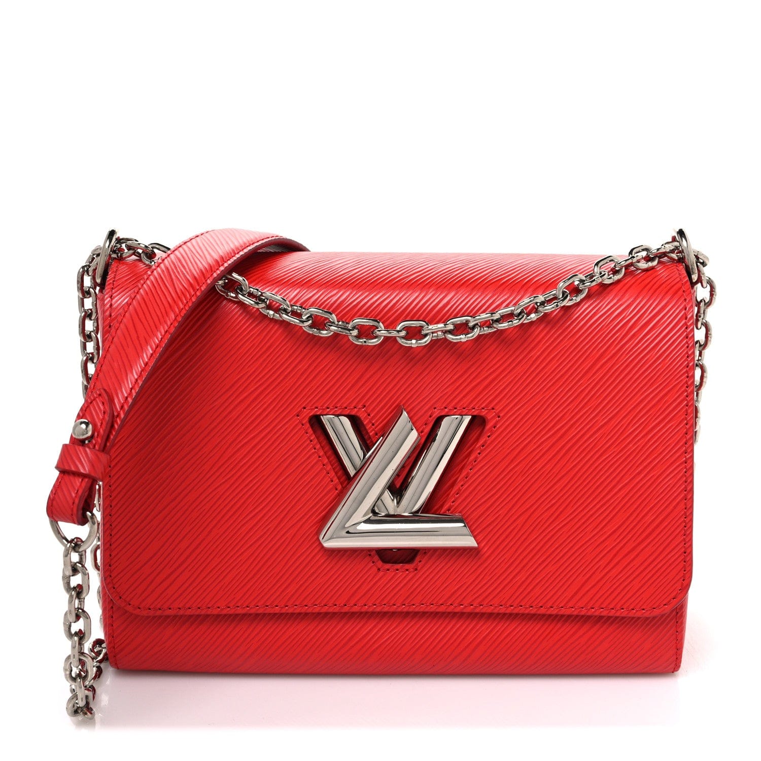 Louis Vuitton Epi Twist Shoulder Bag MM Coquelicot