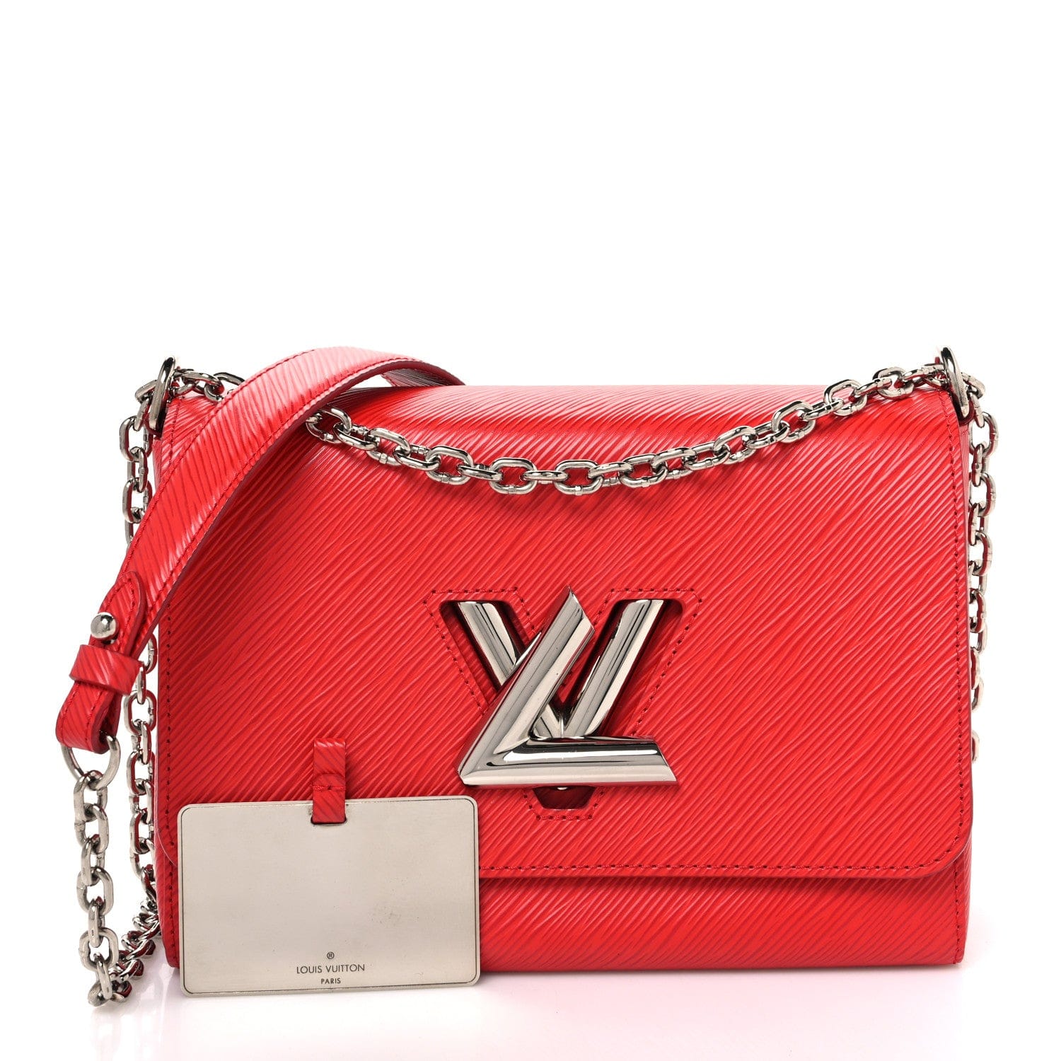 Louis Vuitton Epi Twist Shoulder Bag MM Coquelicot