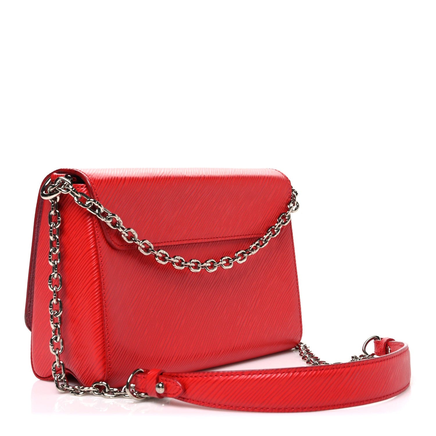 Louis Vuitton Epi Twist Shoulder Bag MM Coquelicot