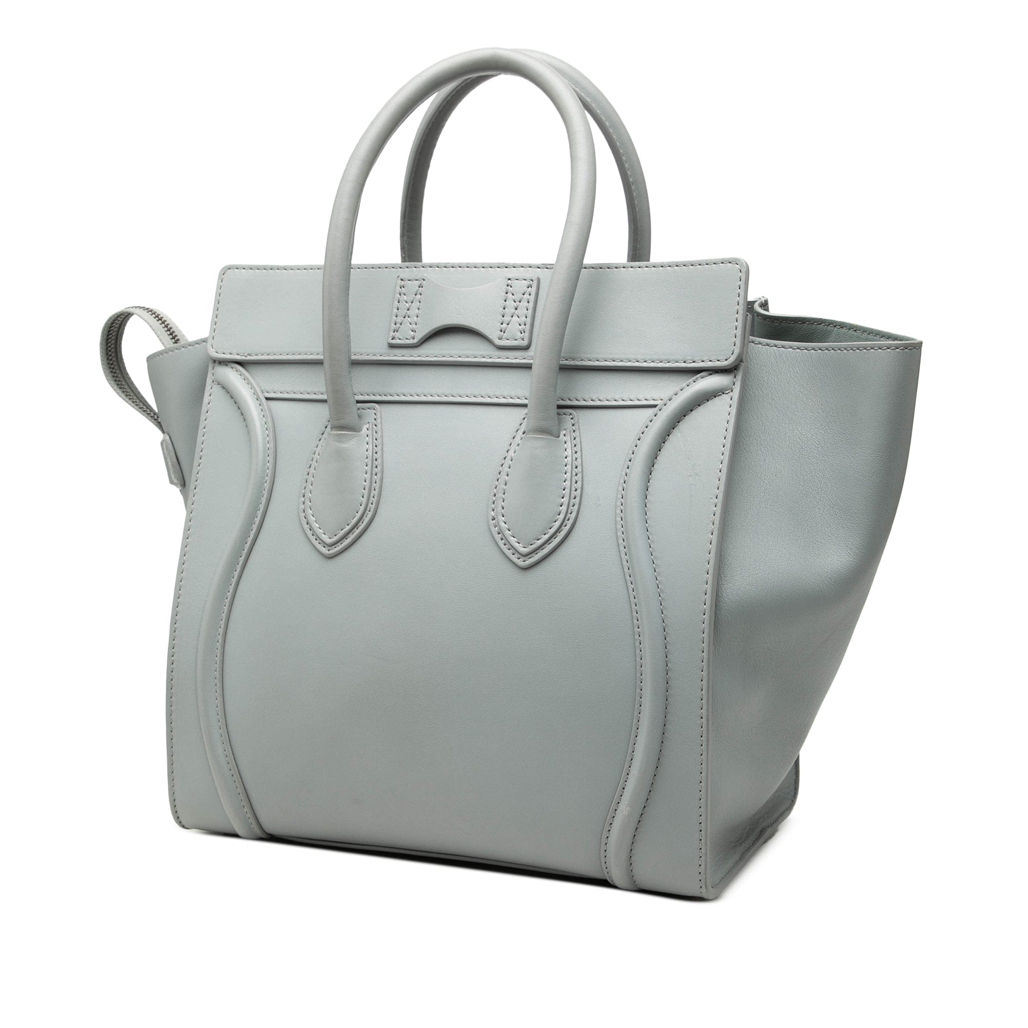 Celine Mini Leather Luggage Tote