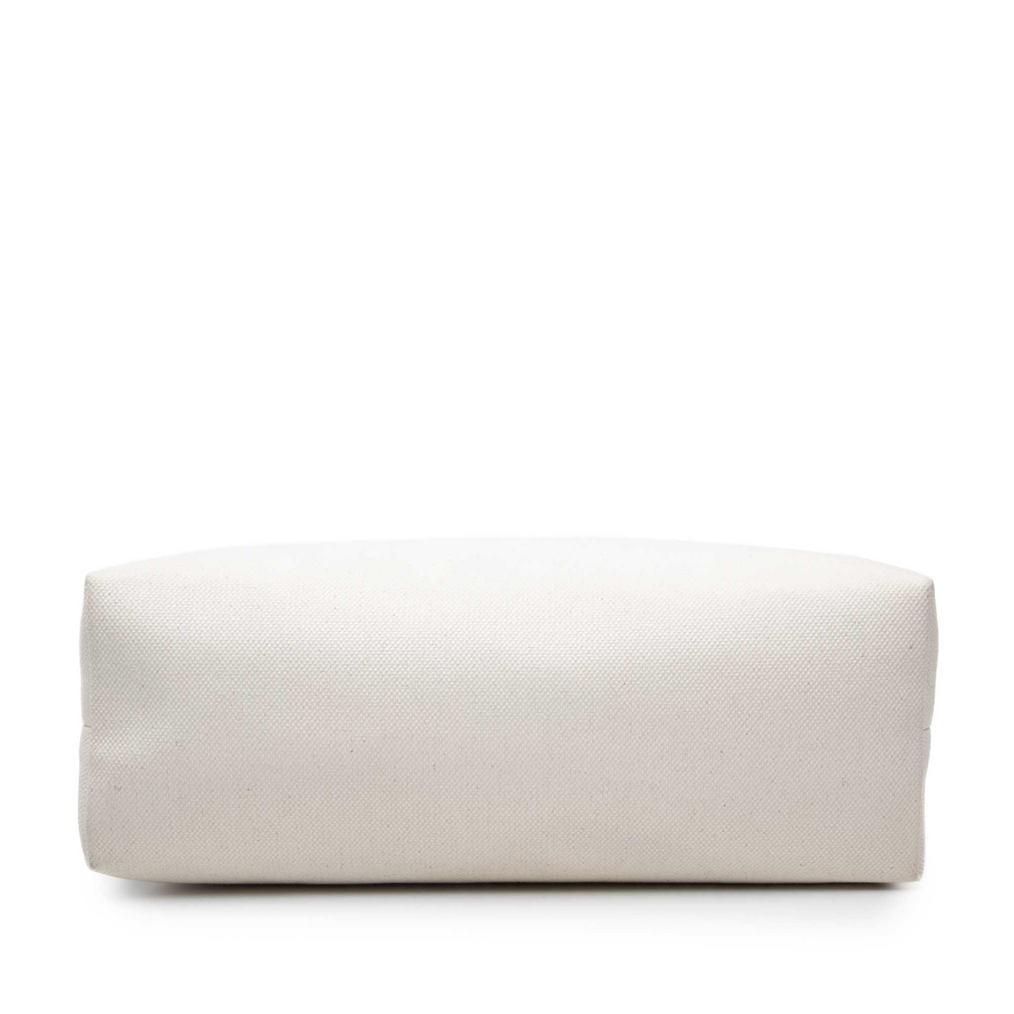 Celine Small Canvas Logo Print Horizontal Cabas Tote