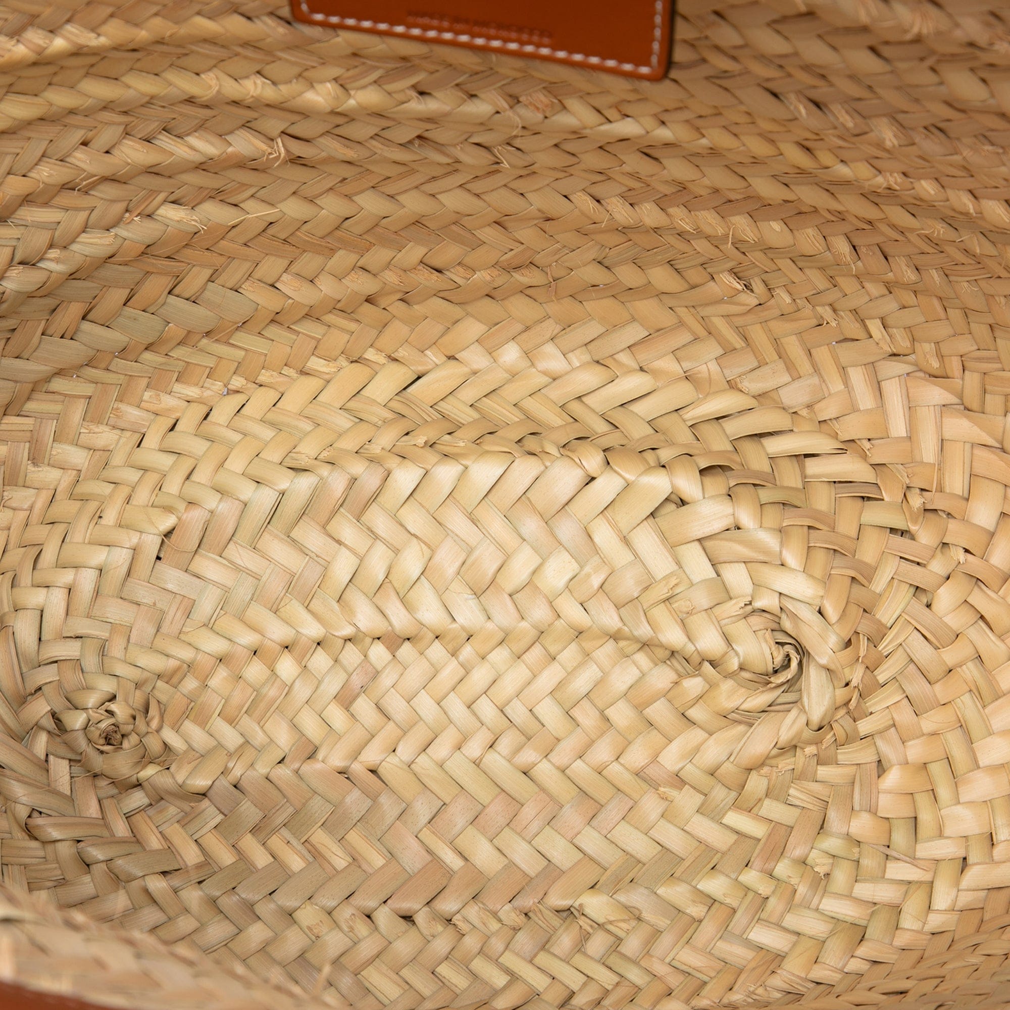 Celine Large Raffia Classic Studded Panier Tote