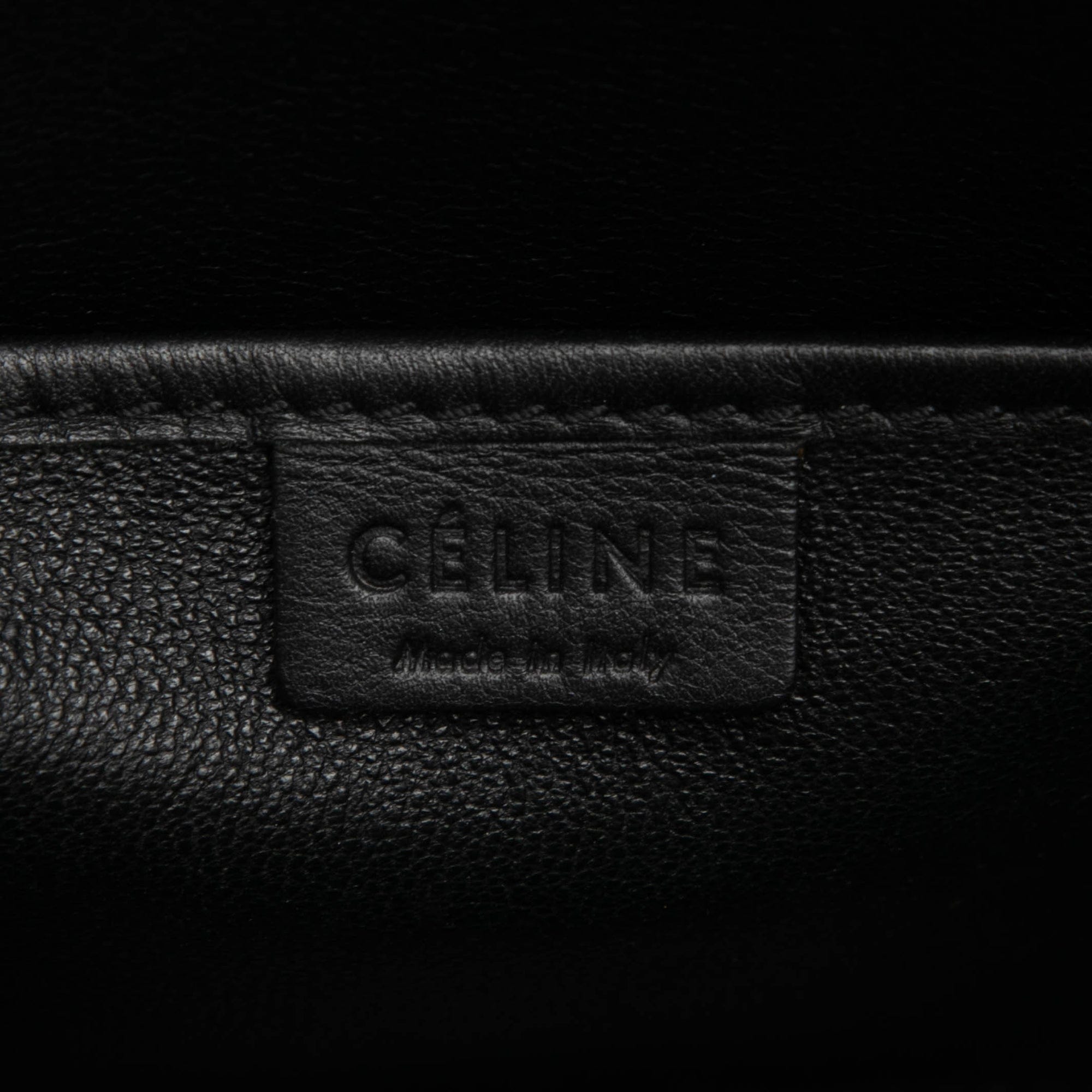 Celine Nano Tricolor Calfskin and Suede Luggage Tote