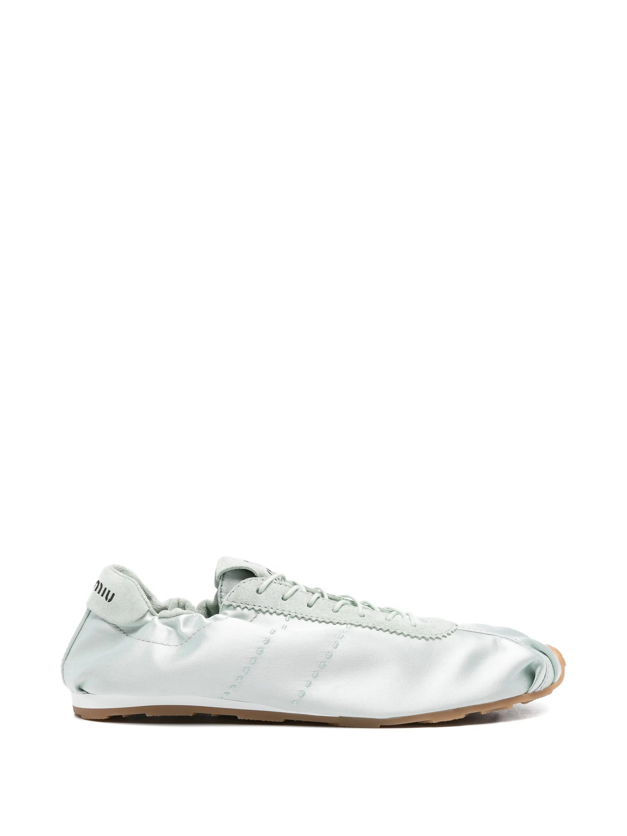 Miu Miu Plume satin sneakers
