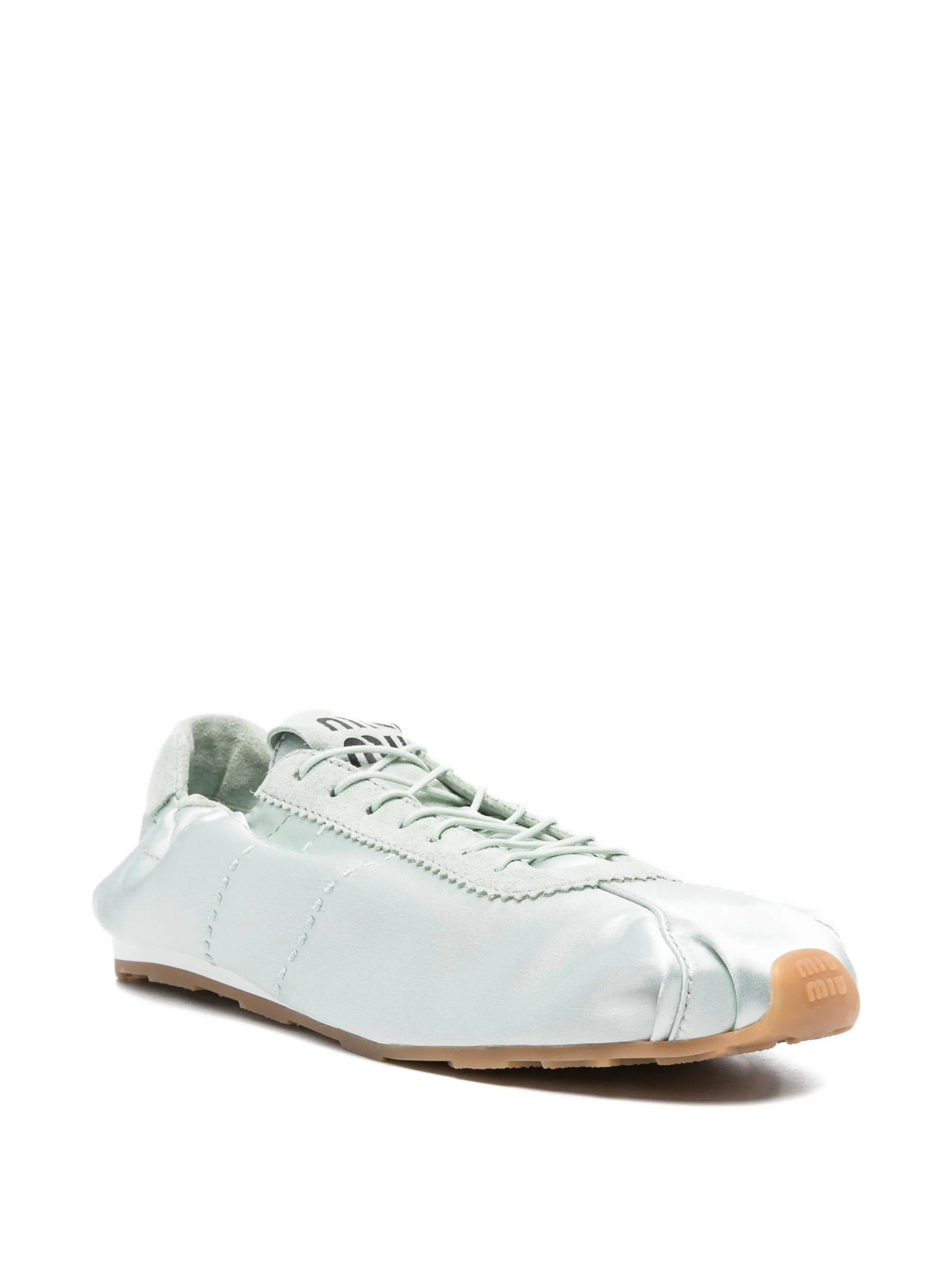 Miu Miu Plume satin sneakers