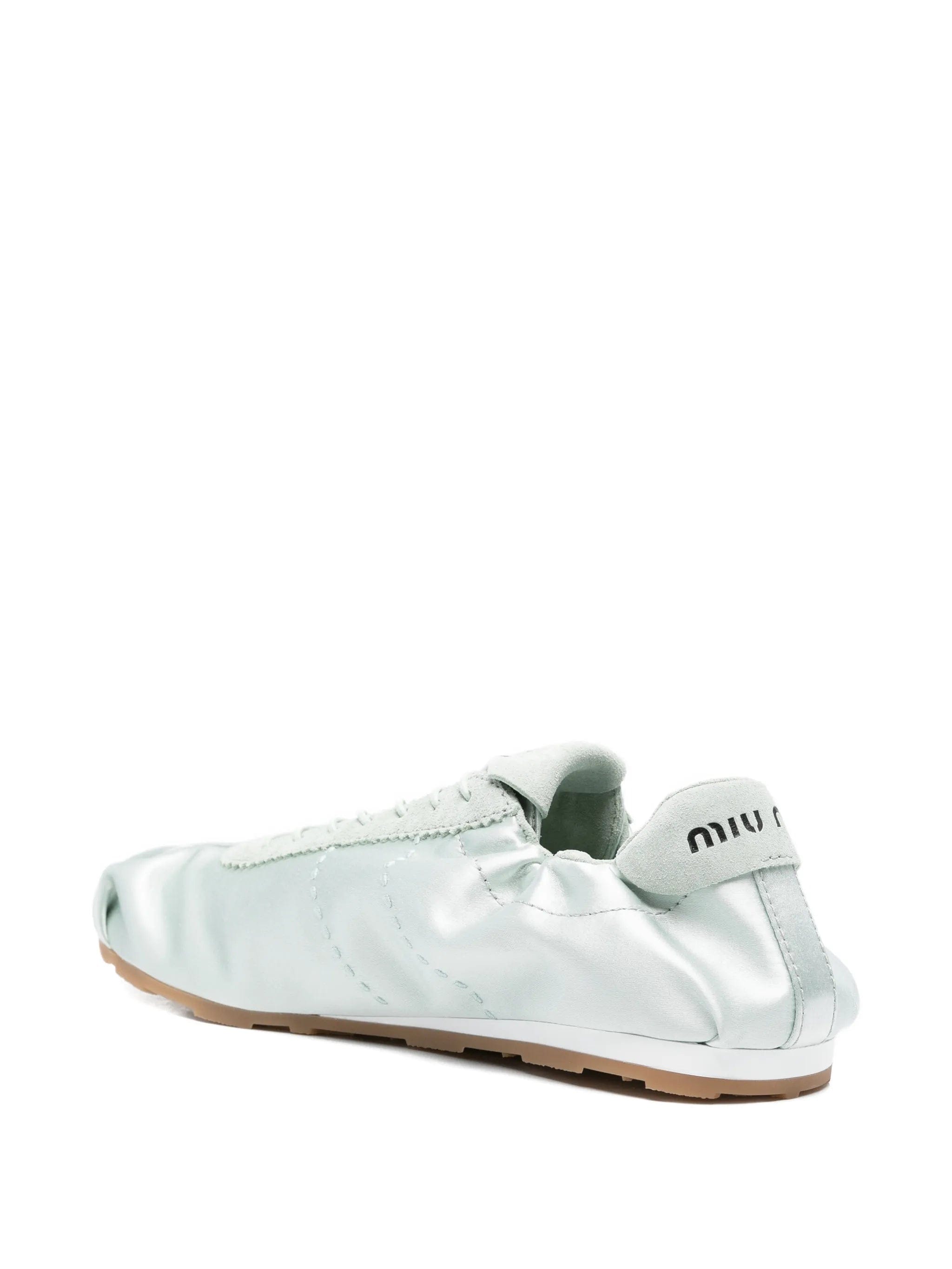 Miu Miu Plume satin sneakers