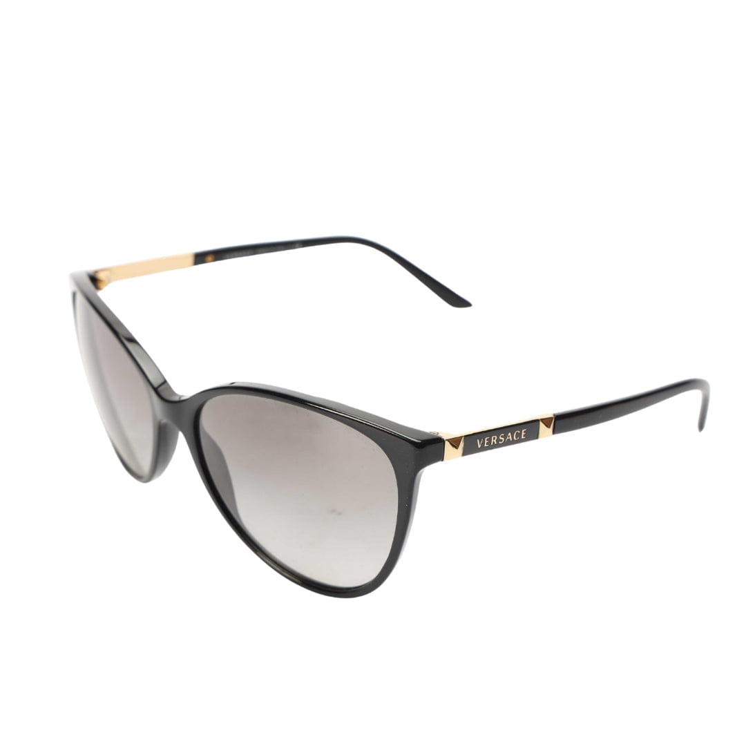 Versace Black Cat Eye Gradient Sunglasses