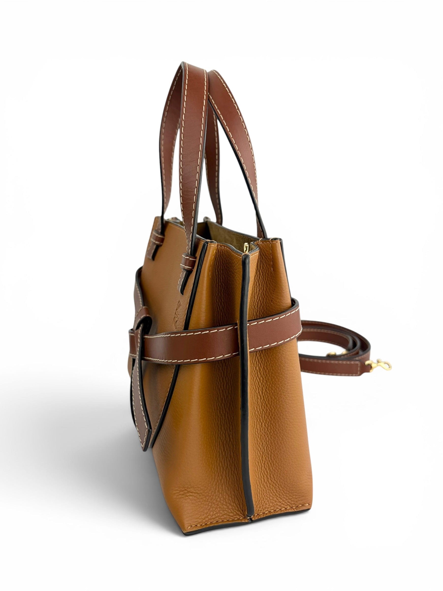 Loewe Brown Gate Top Handle Tote
