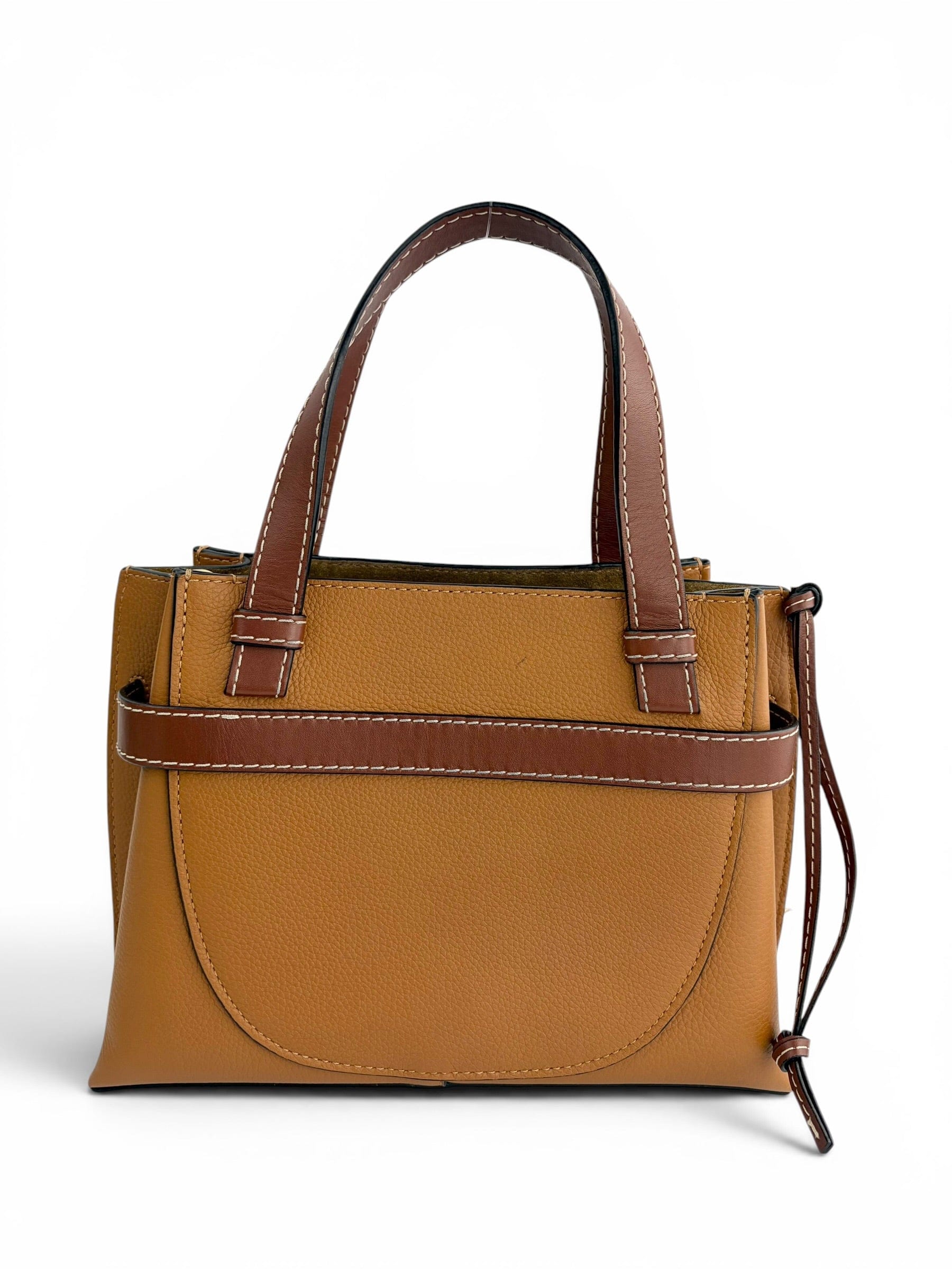 Loewe Brown Gate Top Handle Tote