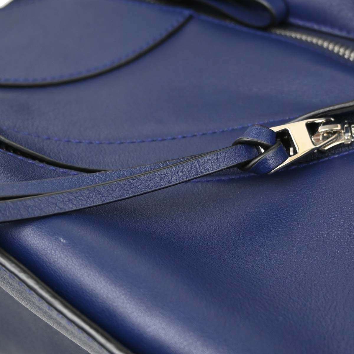 Loewe Navy Hammock 2way Shoulder Tote Handbag