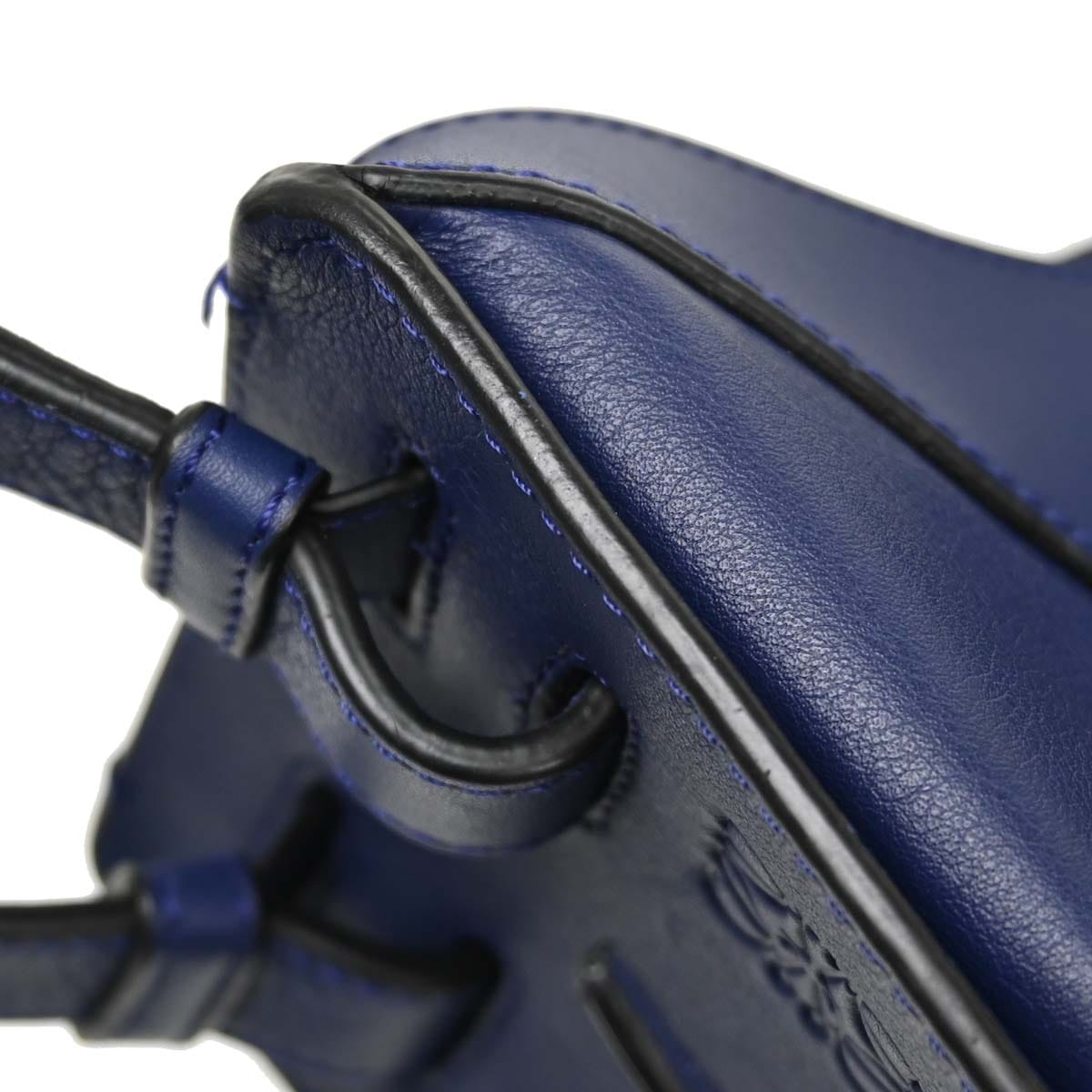 Loewe Navy Hammock 2way Shoulder Tote Handbag