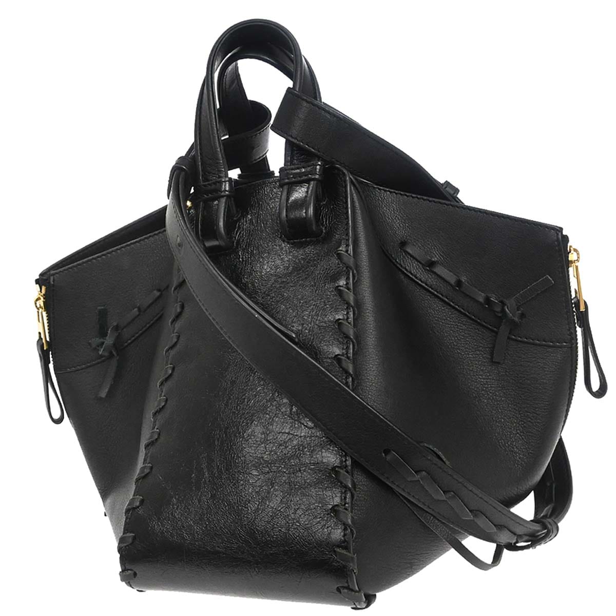 Loewe Black Hammock 2way Shoulder Tote Handbag