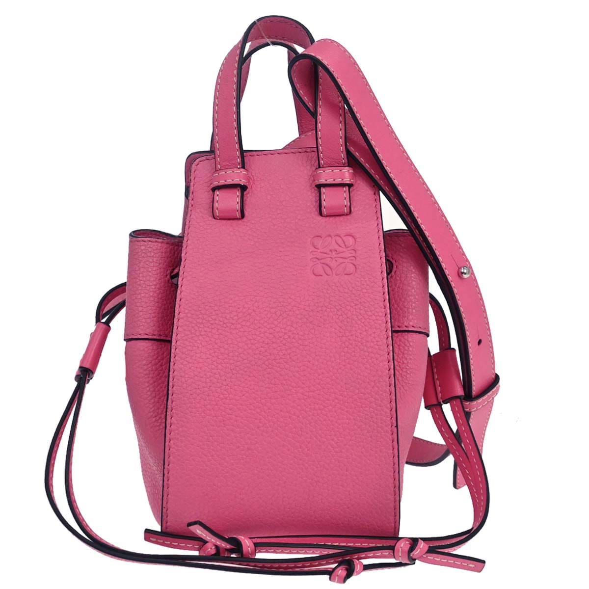 Loewe Pink Hammock 2way Shoulder Tote Handbag