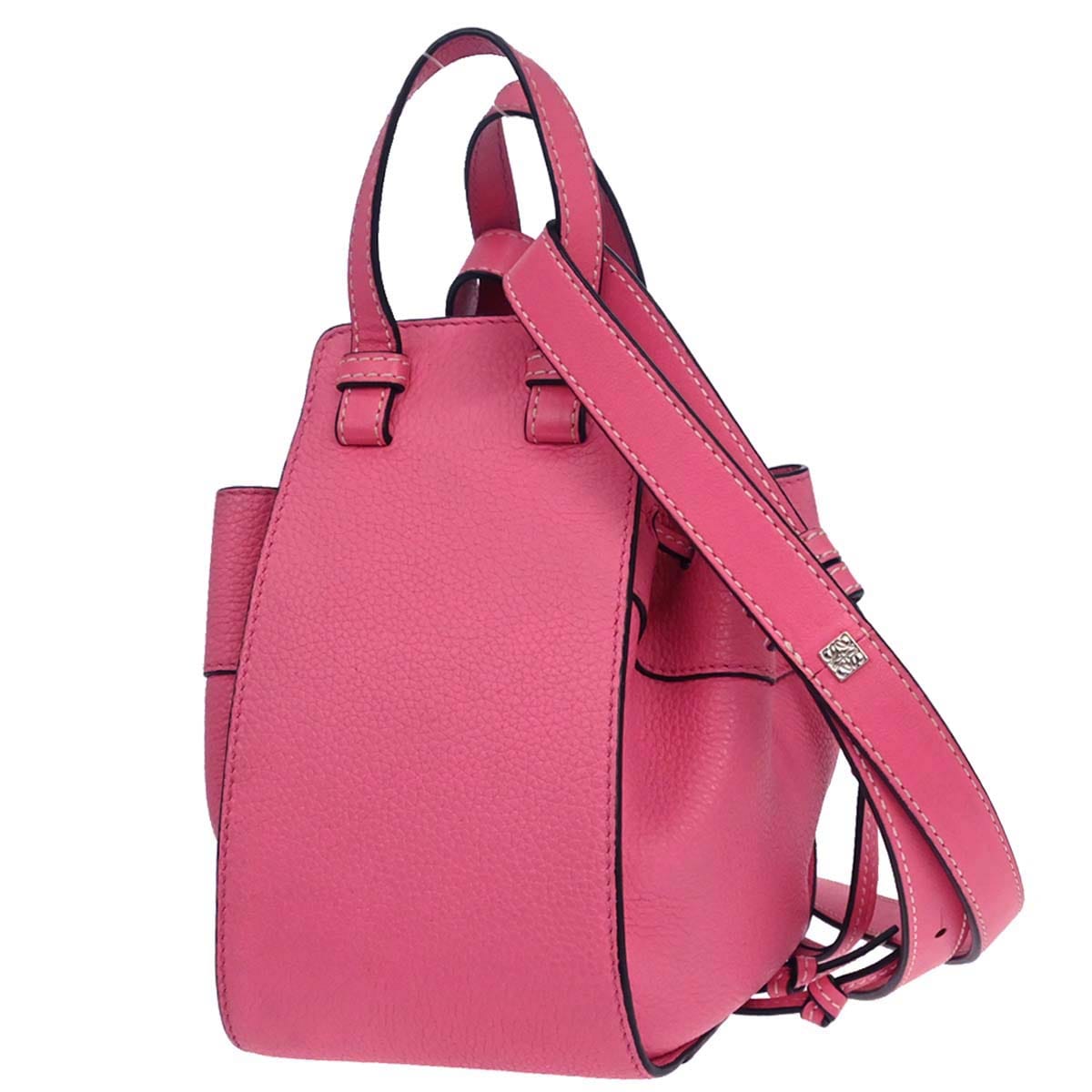 Loewe Pink Hammock 2way Shoulder Tote Handbag
