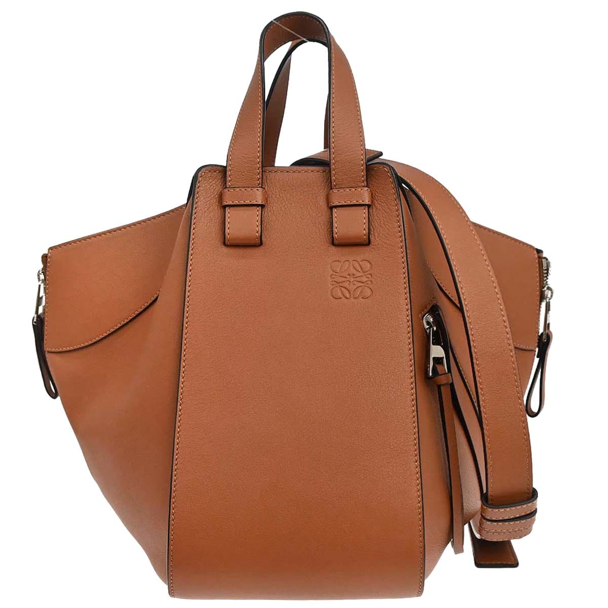 Loewe Brown Hammock 2way Shoulder Tote Handbag