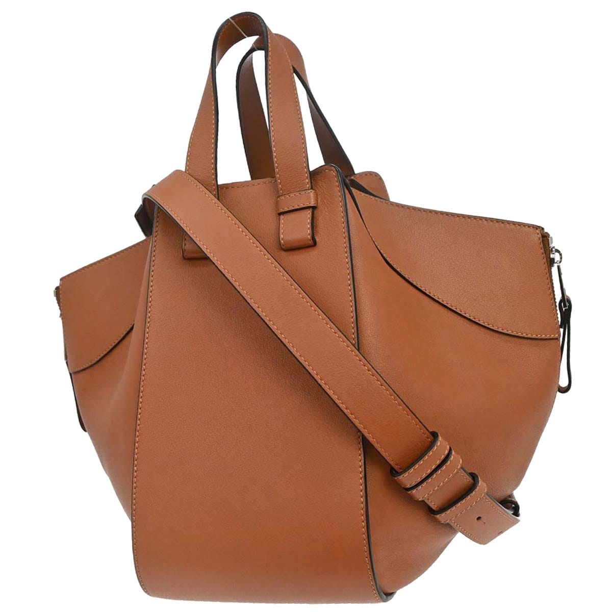 Loewe Brown Hammock 2way Shoulder Tote Handbag