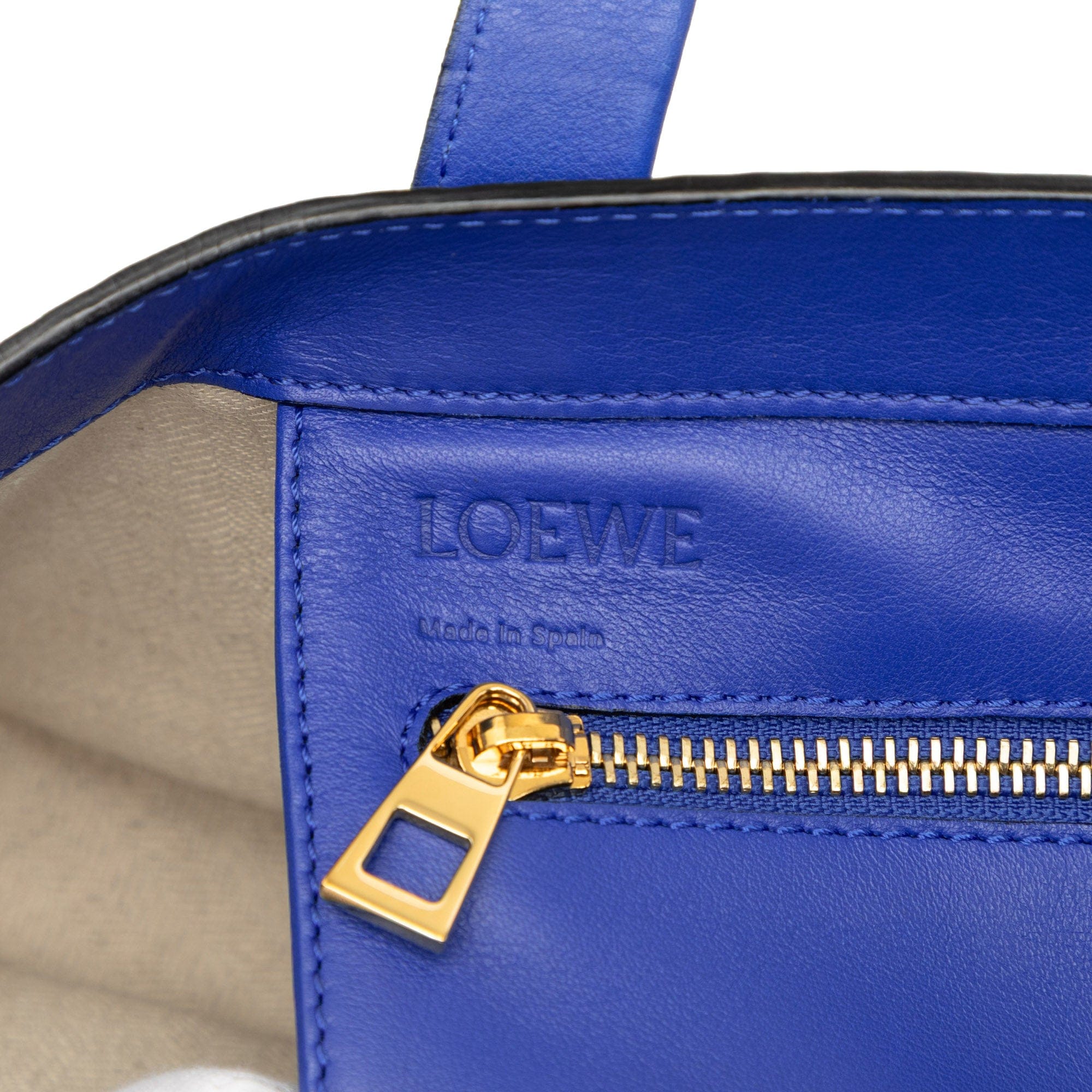 Loewe Anagram Embossed Leather T Shopper Tote