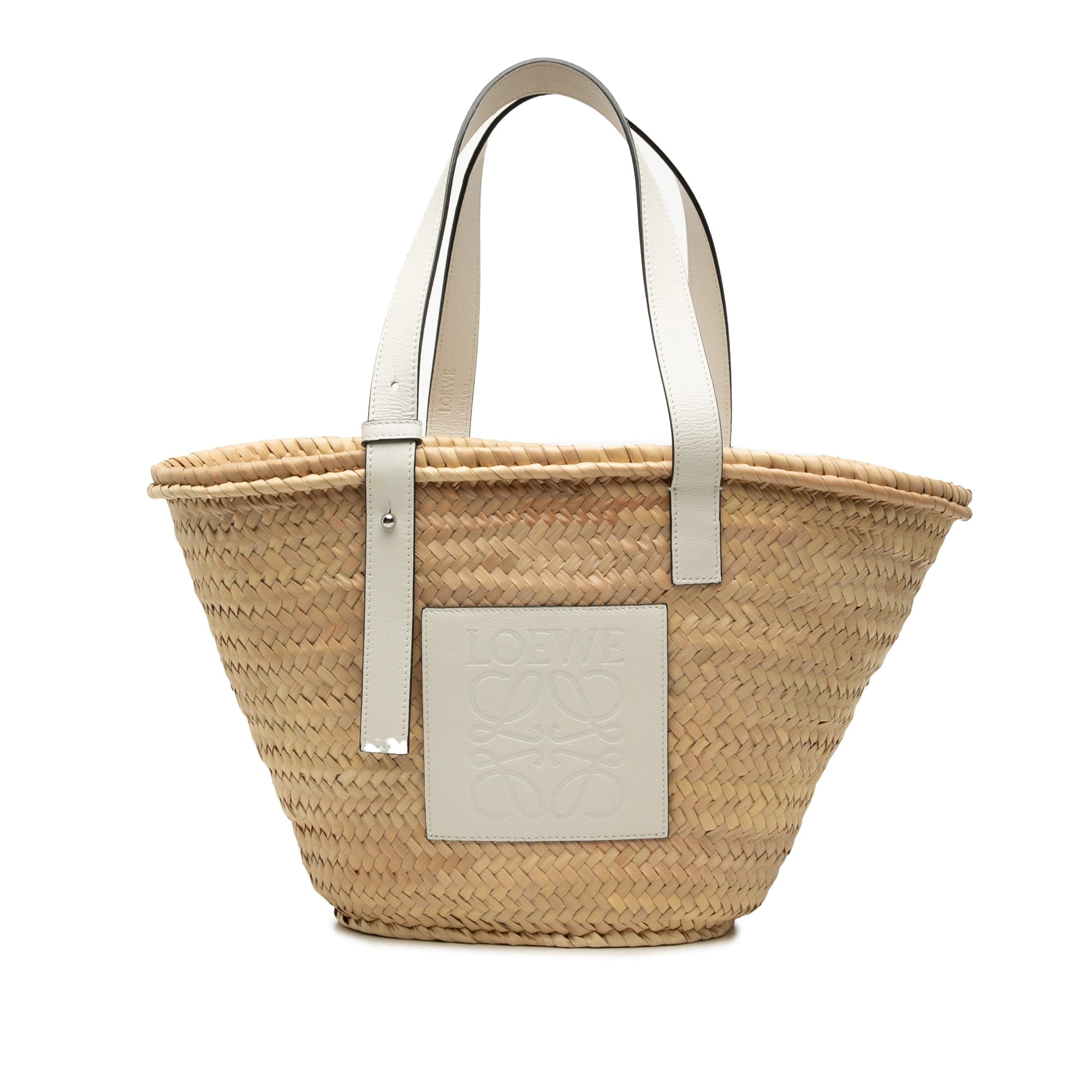 Loewe Medium Raffia Anagram Basket Tote