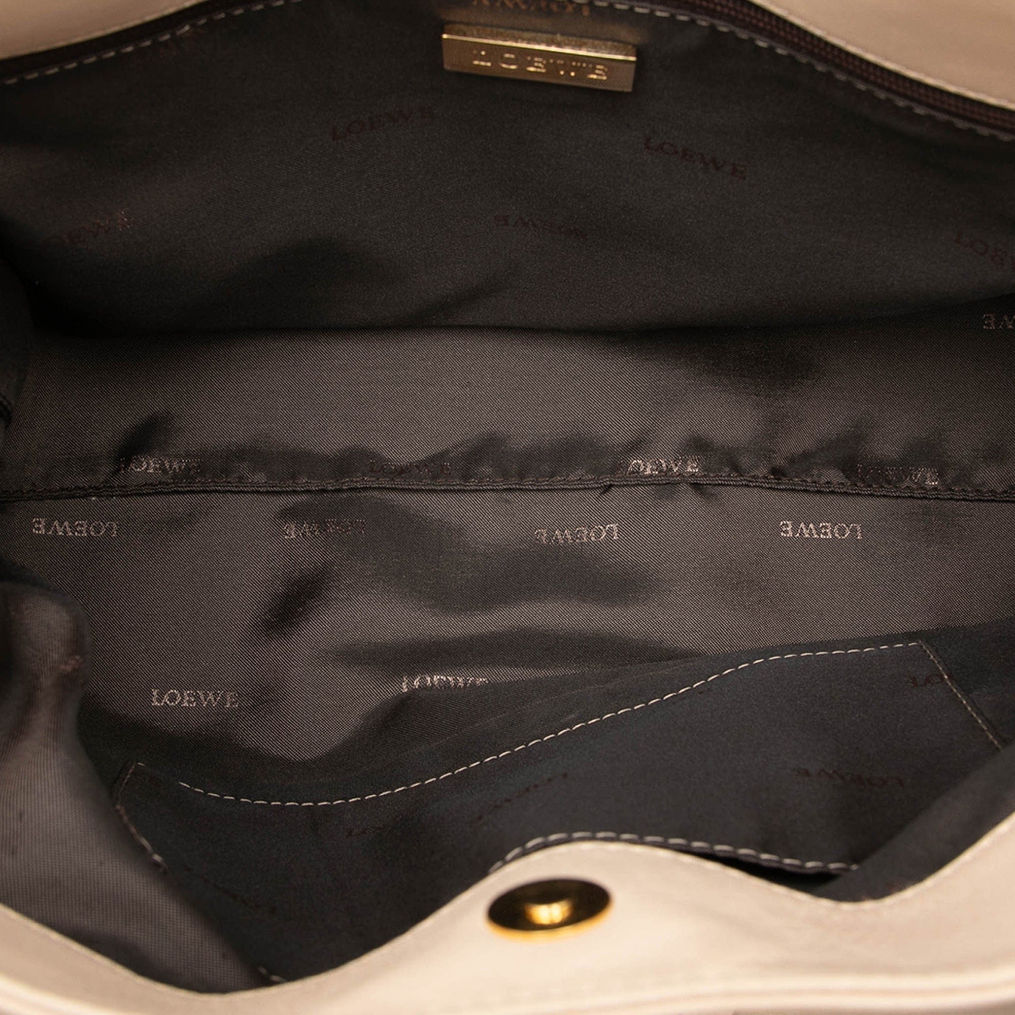 Loewe Leather Fusta 30 Tote