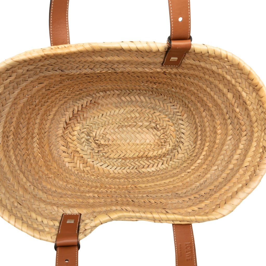 Loewe Medium Raffia Anagram Basket Tote