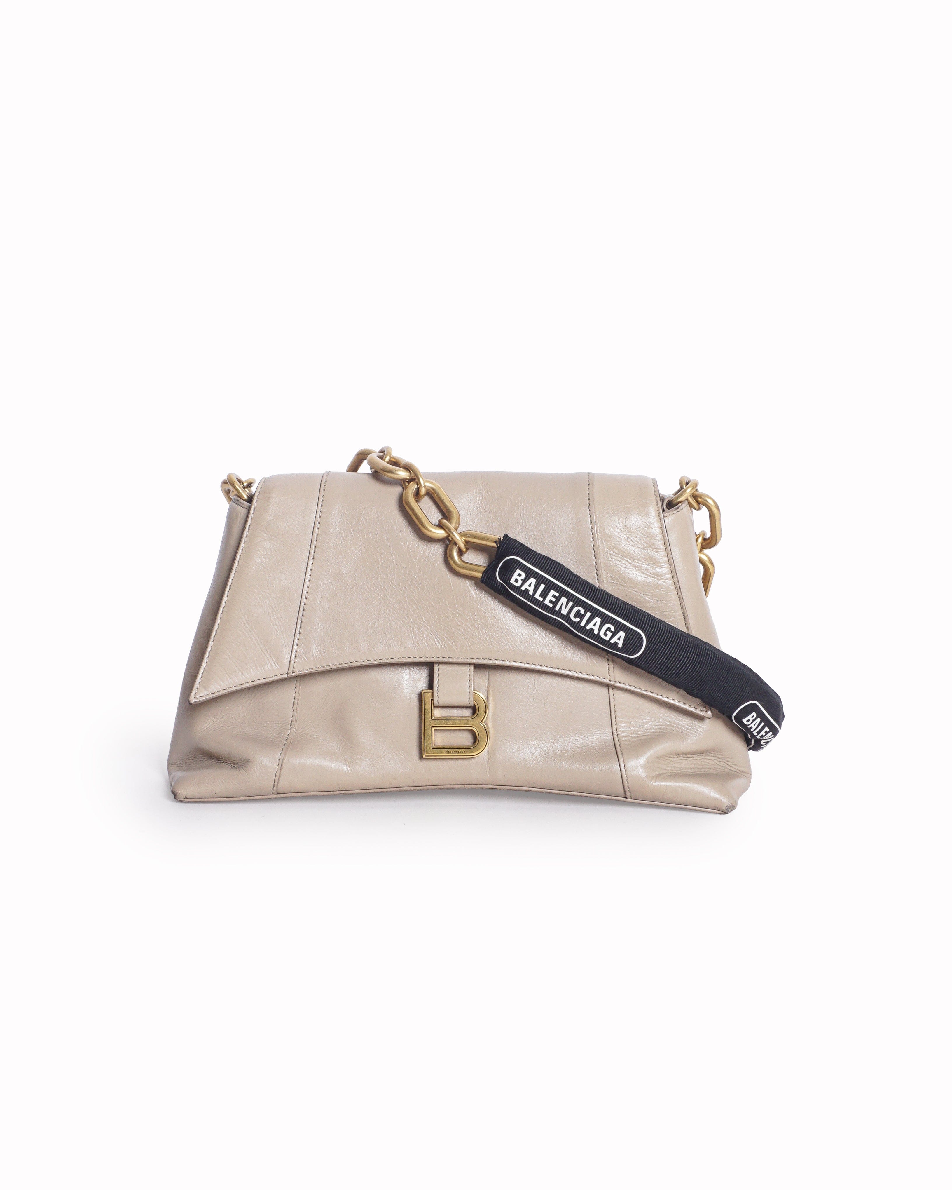 Balenciaga Downtown Chain - Handle Leather Shoulder Bag