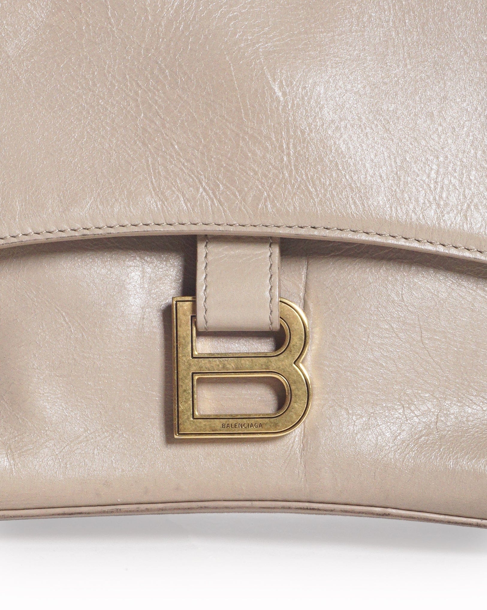 Balenciaga Downtown Chain - Handle Leather Shoulder Bag