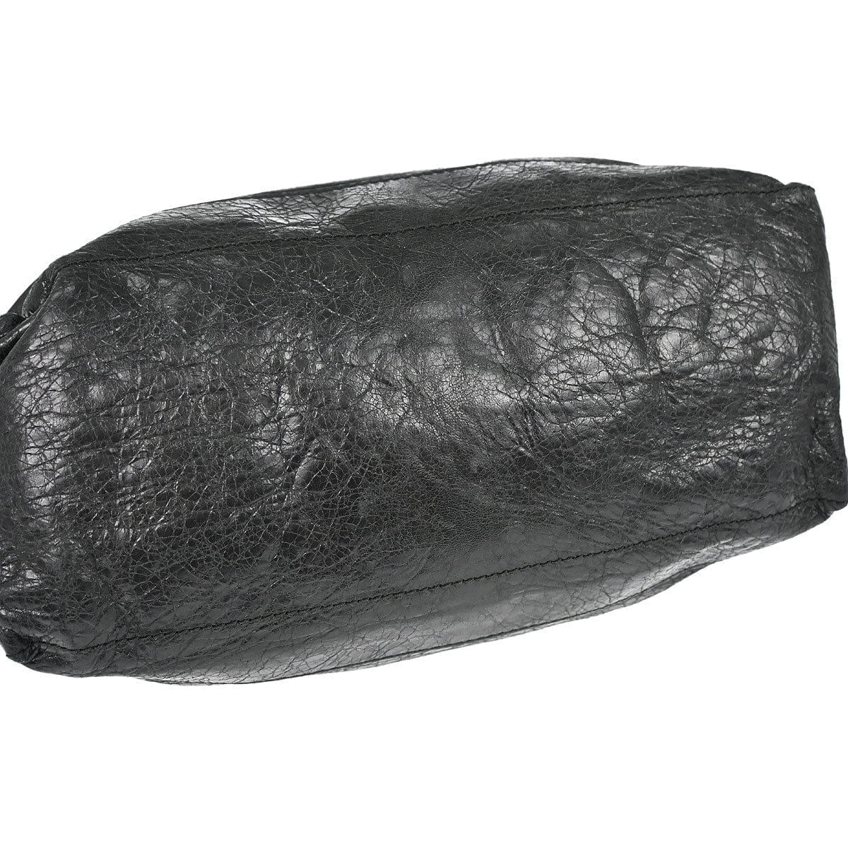 Balenciaga Black Lambskin The Day Shoulder Bag