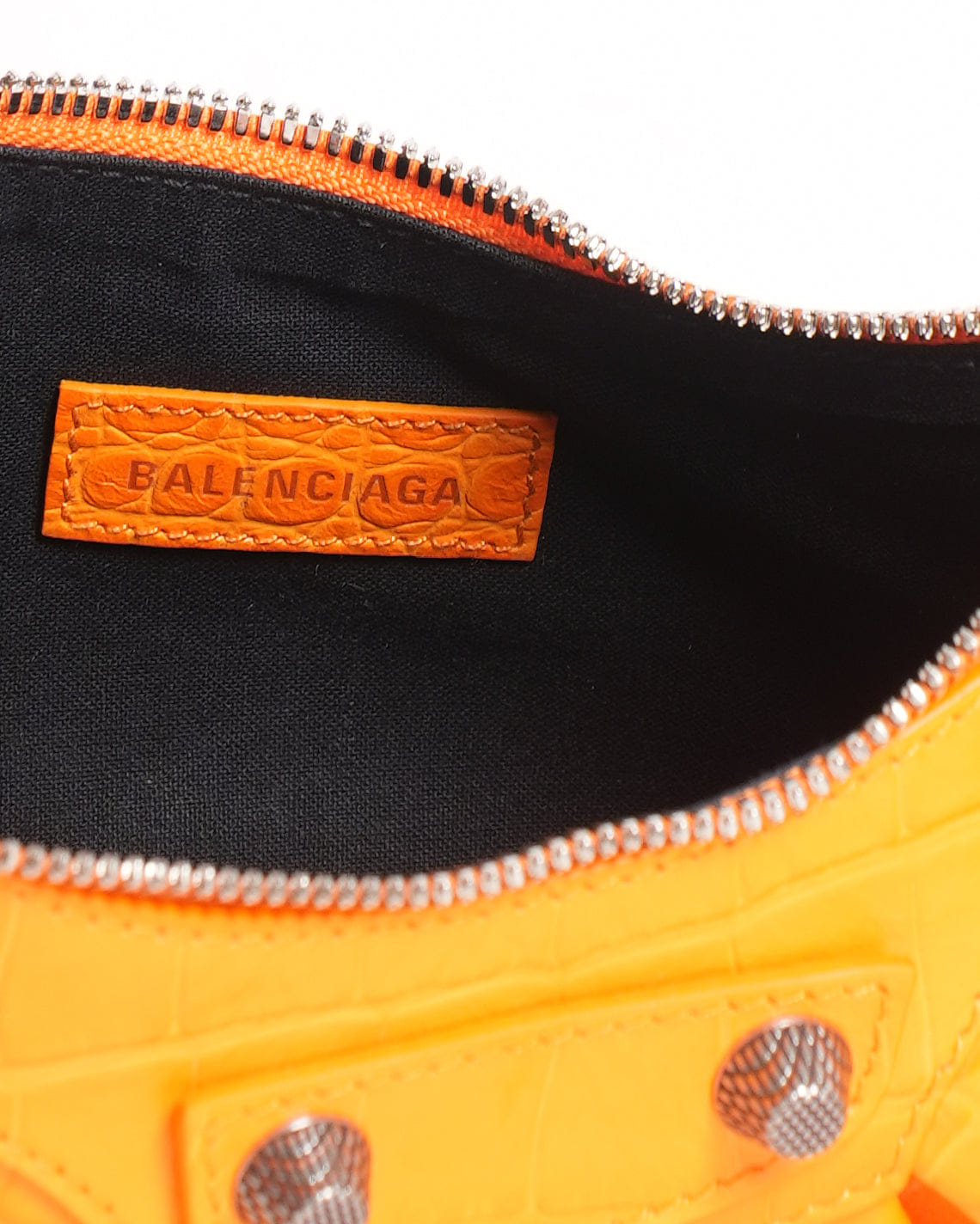 Balenciaga New Balenciaga XS Le Cagole Shoulder Bag In Fluo Orange