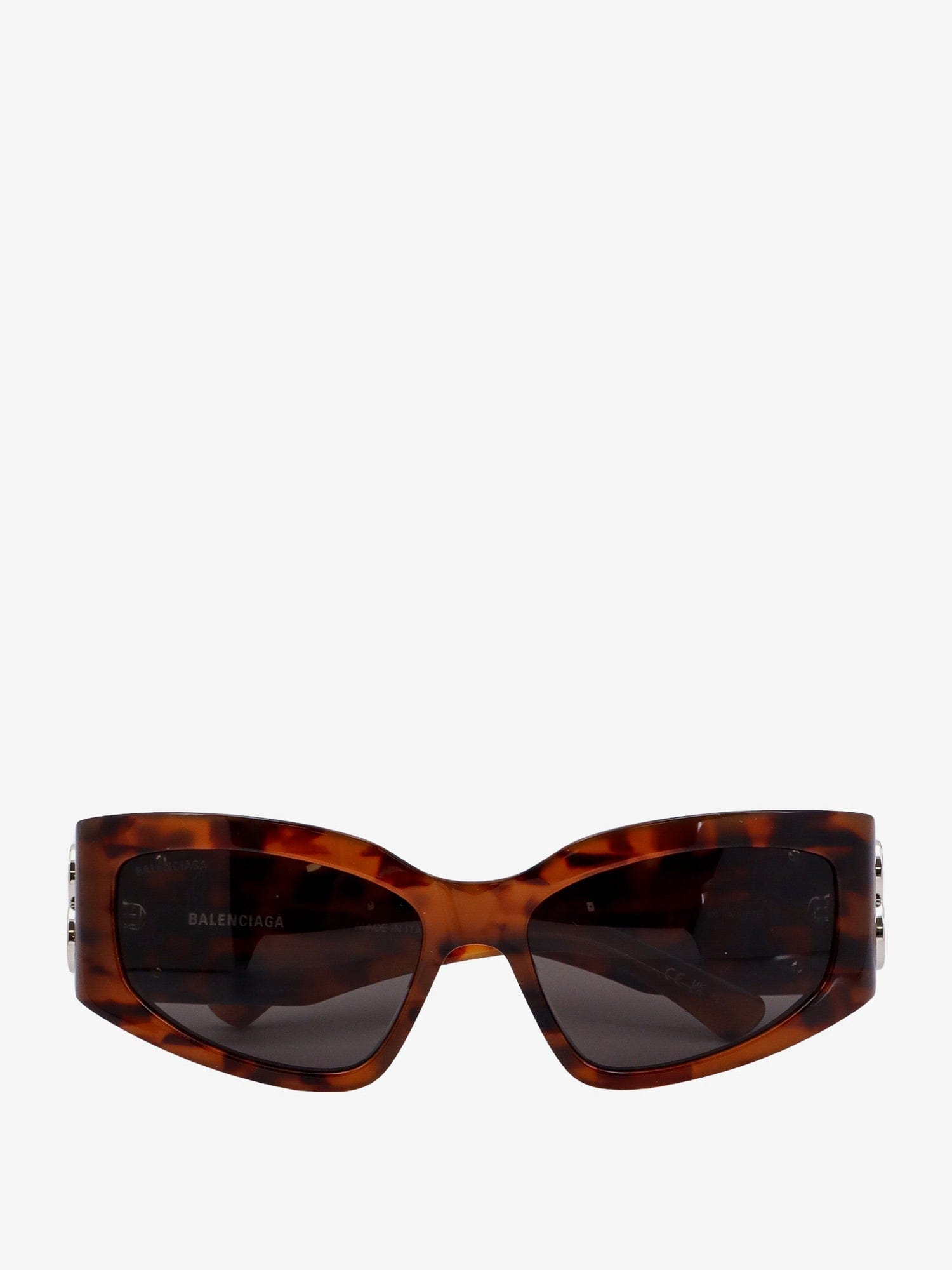 Balenciaga Bossy cat sunglasses with logo plate