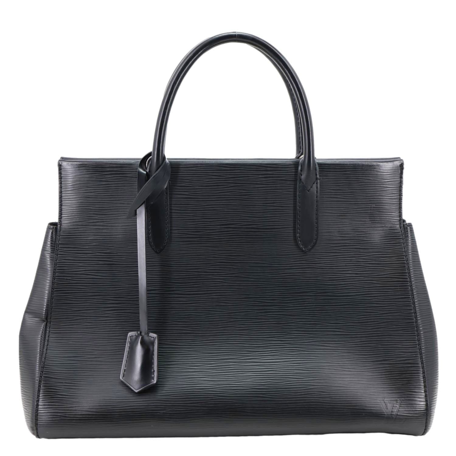 LOUIS VUITTON Marly MM Epi Leather Shoulder Bag Black