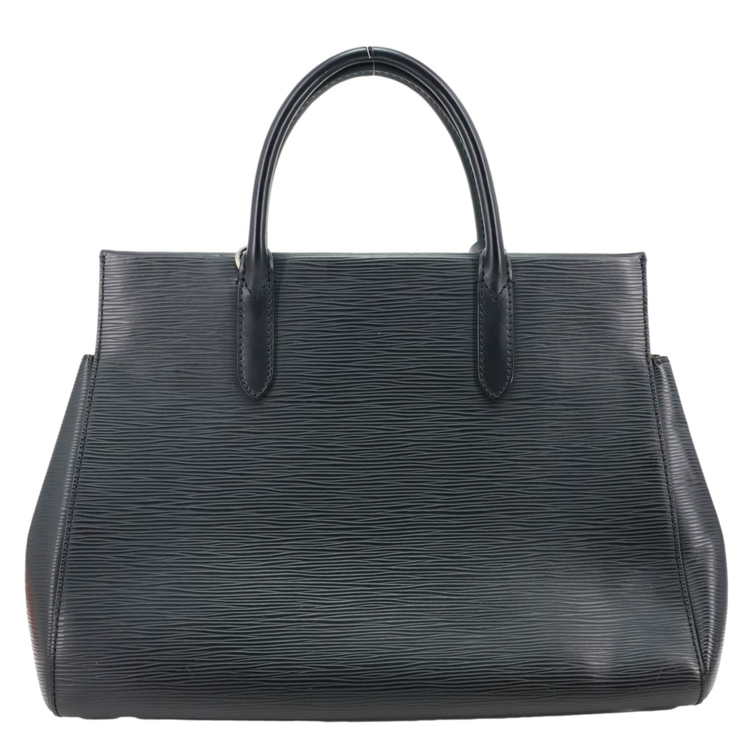 LOUIS VUITTON Marly MM Epi Leather Shoulder Bag Black
