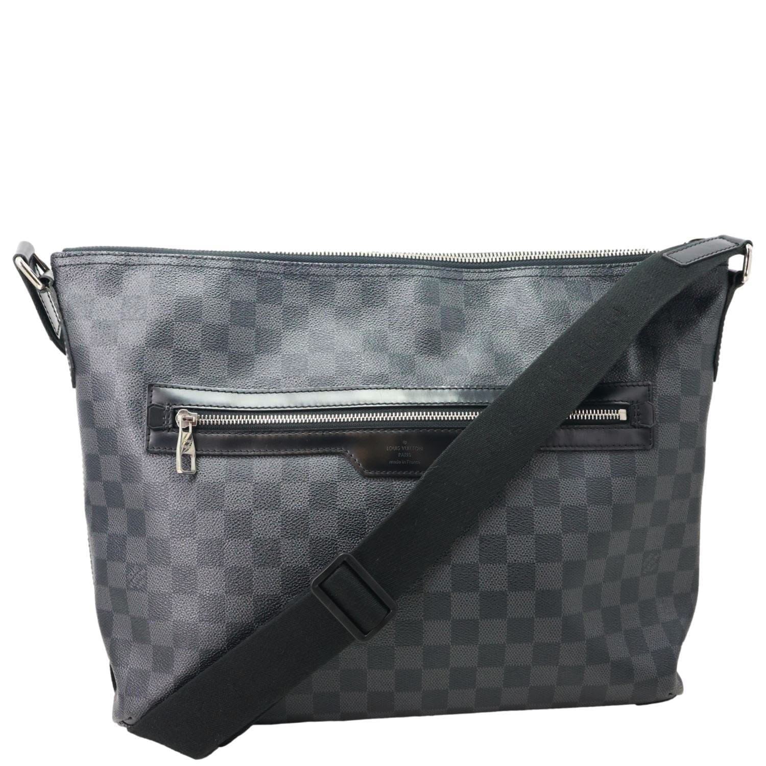 LOUIS VUITTON Mick Damier Graphite Shoulder Bag Black