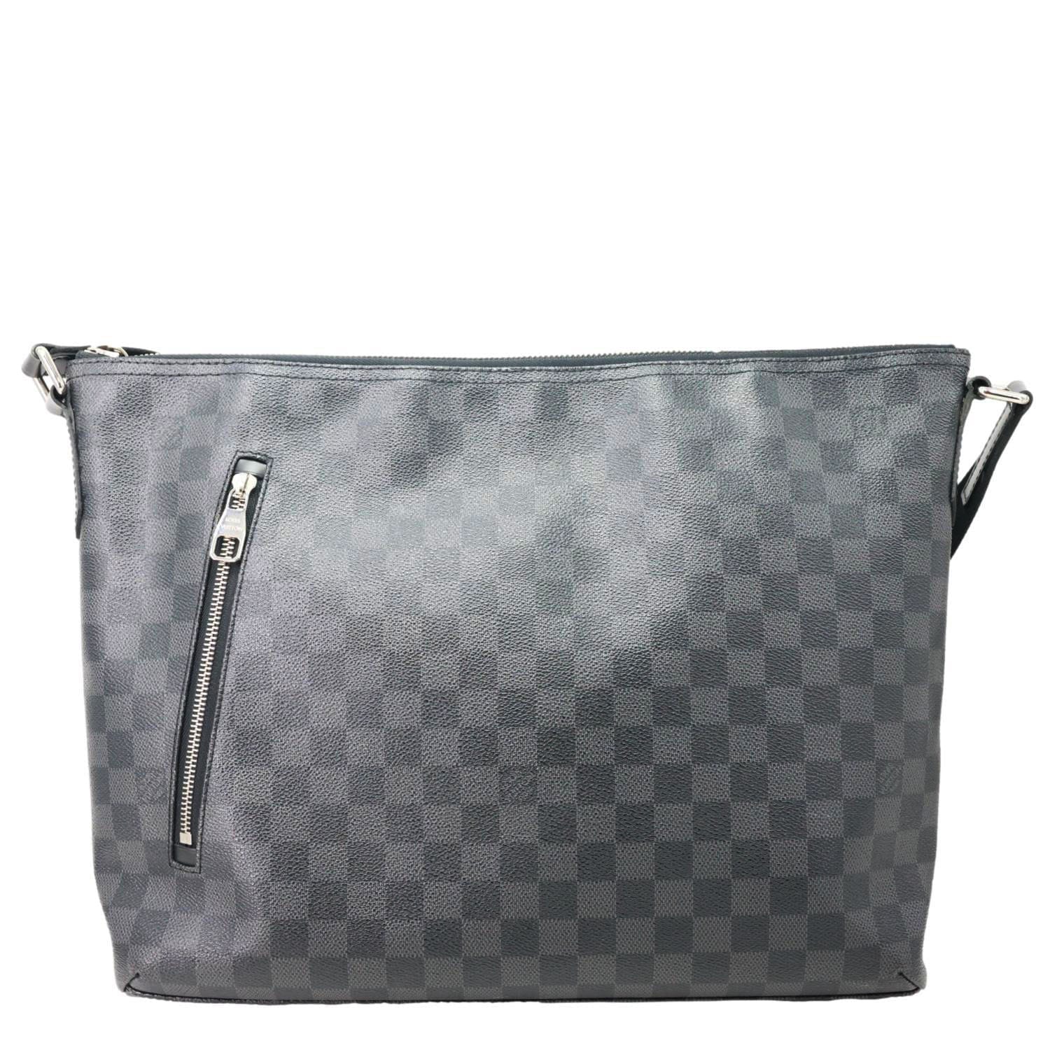 LOUIS VUITTON Mick Damier Graphite Shoulder Bag Black