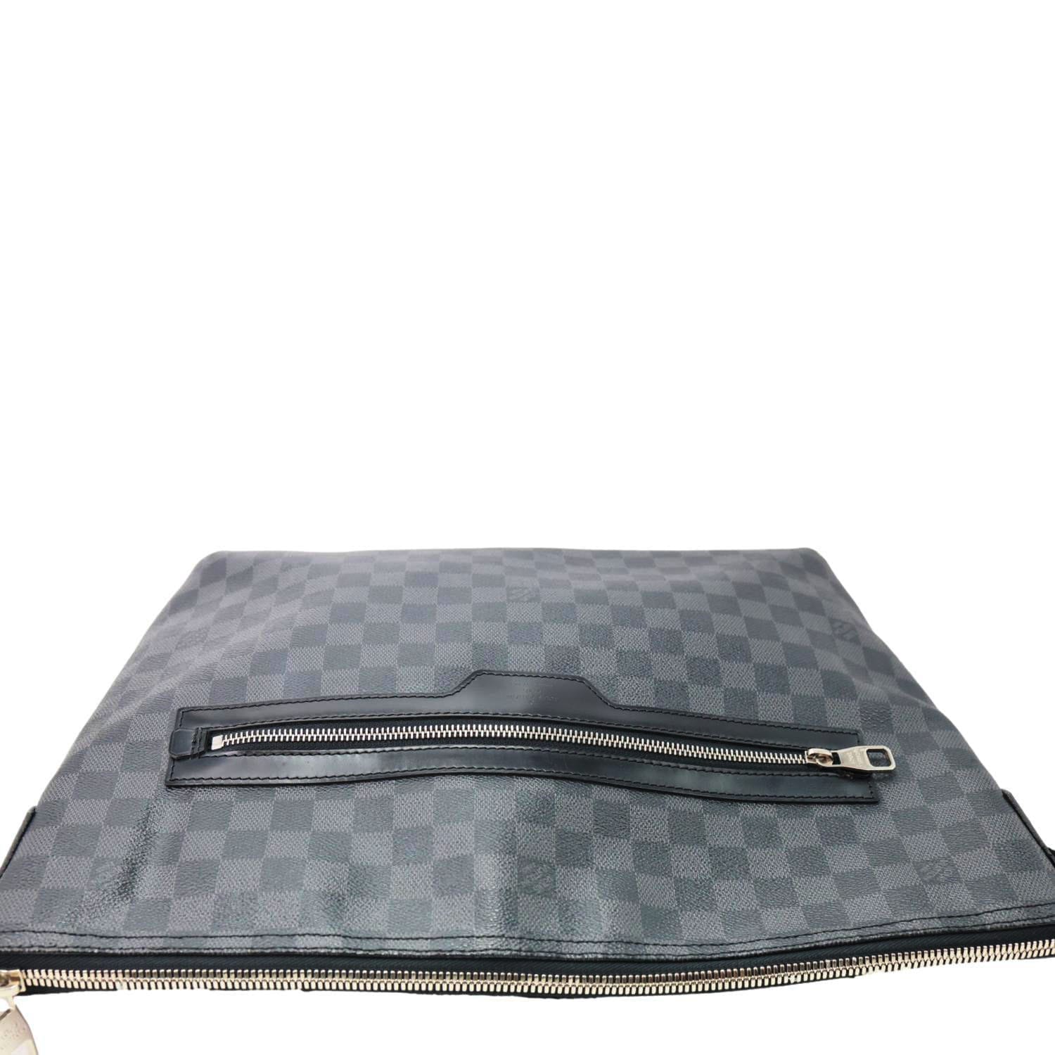 LOUIS VUITTON Mick Damier Graphite Shoulder Bag Black