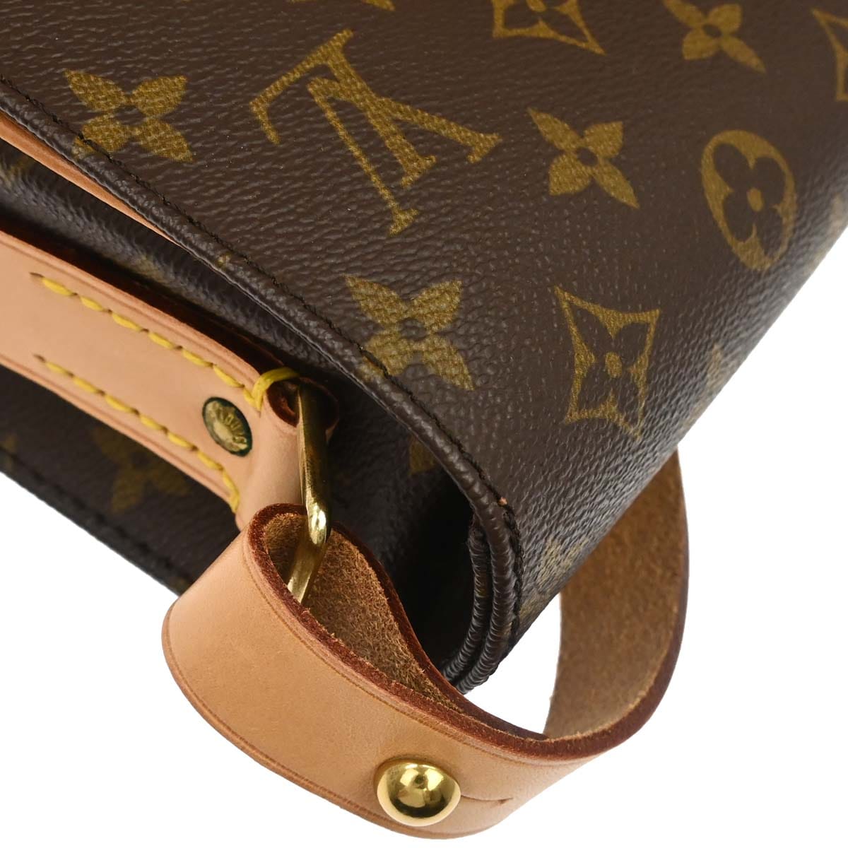Louis Vuitton 1994 Monogram Cartouchiere MM Shoulder Bag M51253