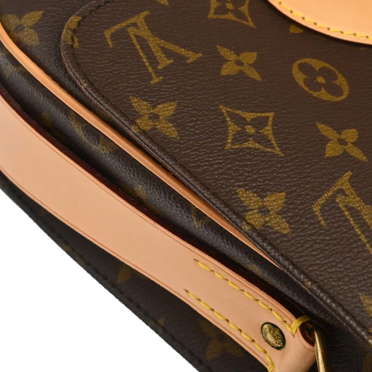 Louis Vuitton 1994 Monogram Cartouchiere MM Shoulder Bag M51253
