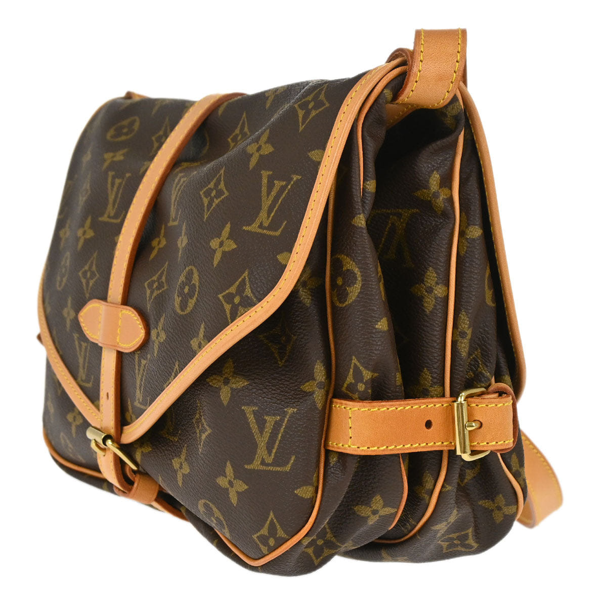 Louis Vuitton Monogram Saumur 30 Messenger Shoulder Bag M42256