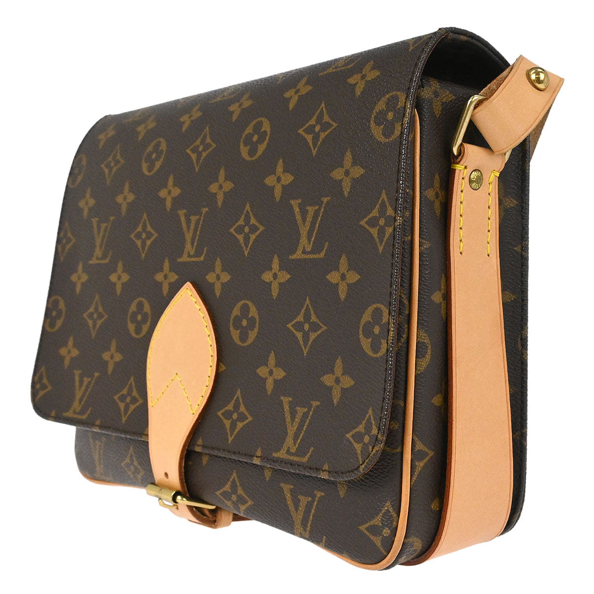Louis Vuitton Monogram Cartouchiere GM Shoulder Bag M51252