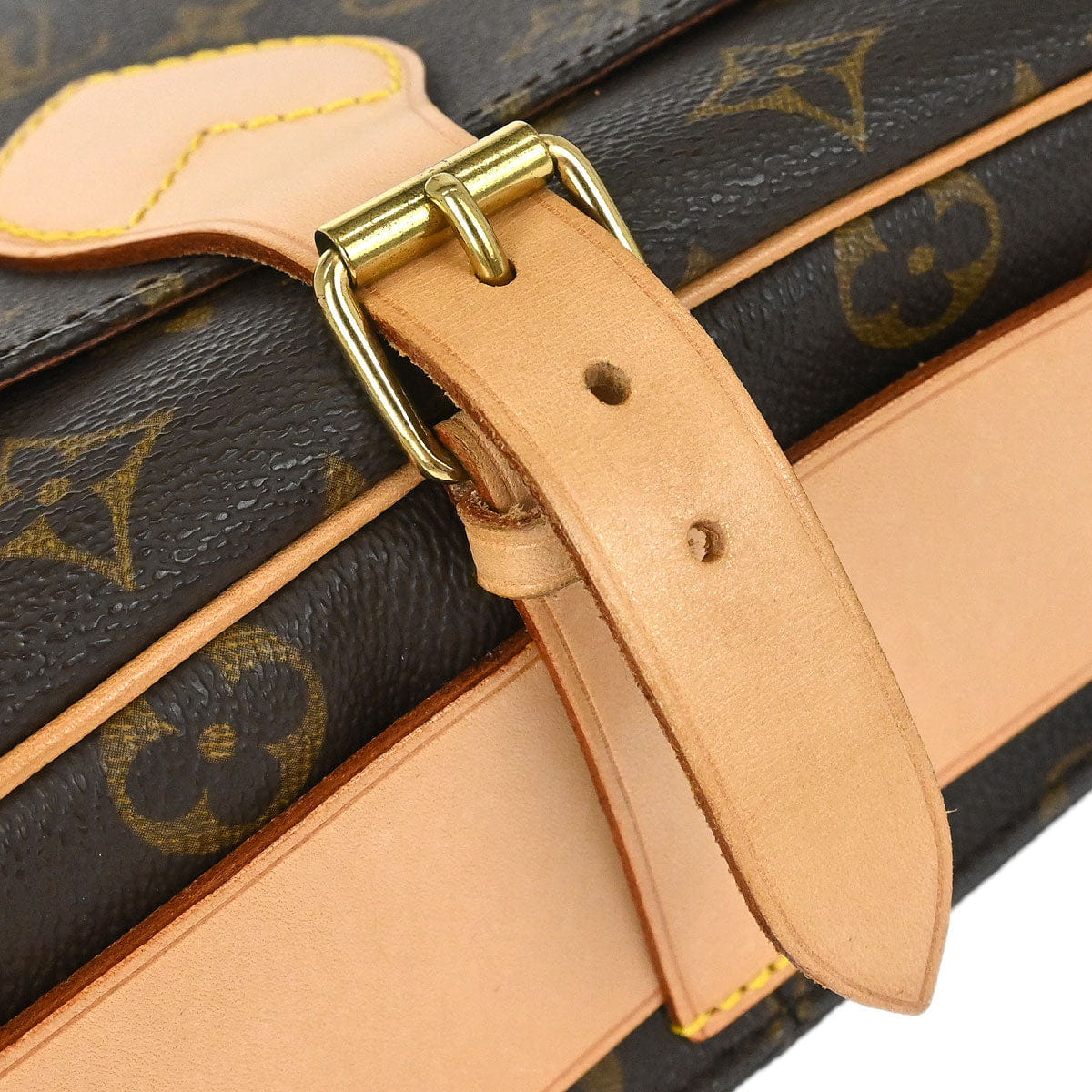 Louis Vuitton Monogram Cartouchiere GM Shoulder Bag M51252